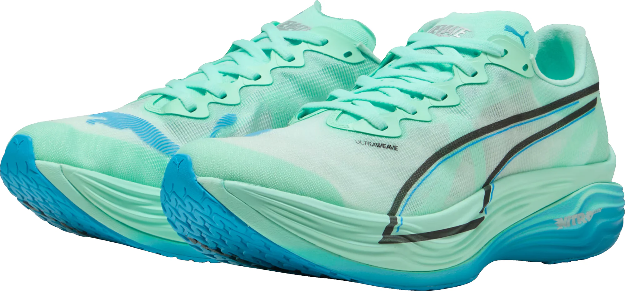 Puma Deviate Nitro Elite 3 Womens Running Shoes - Green - Image 5