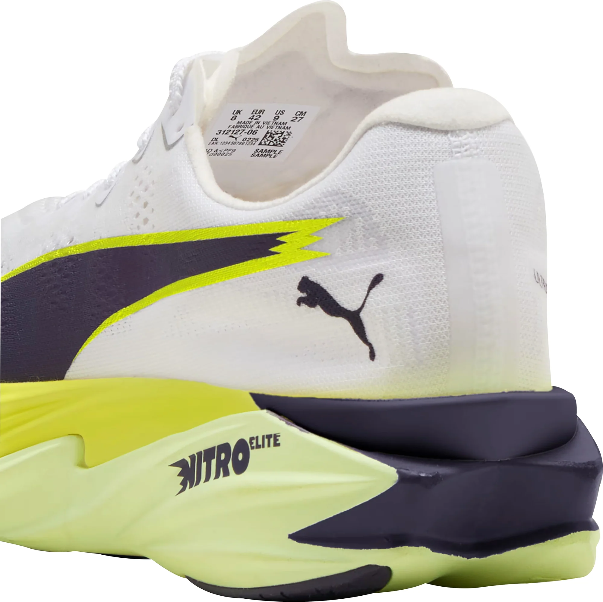 Puma Deviate Nitro Elite 4 Mens Running Shoes - White - Image 6