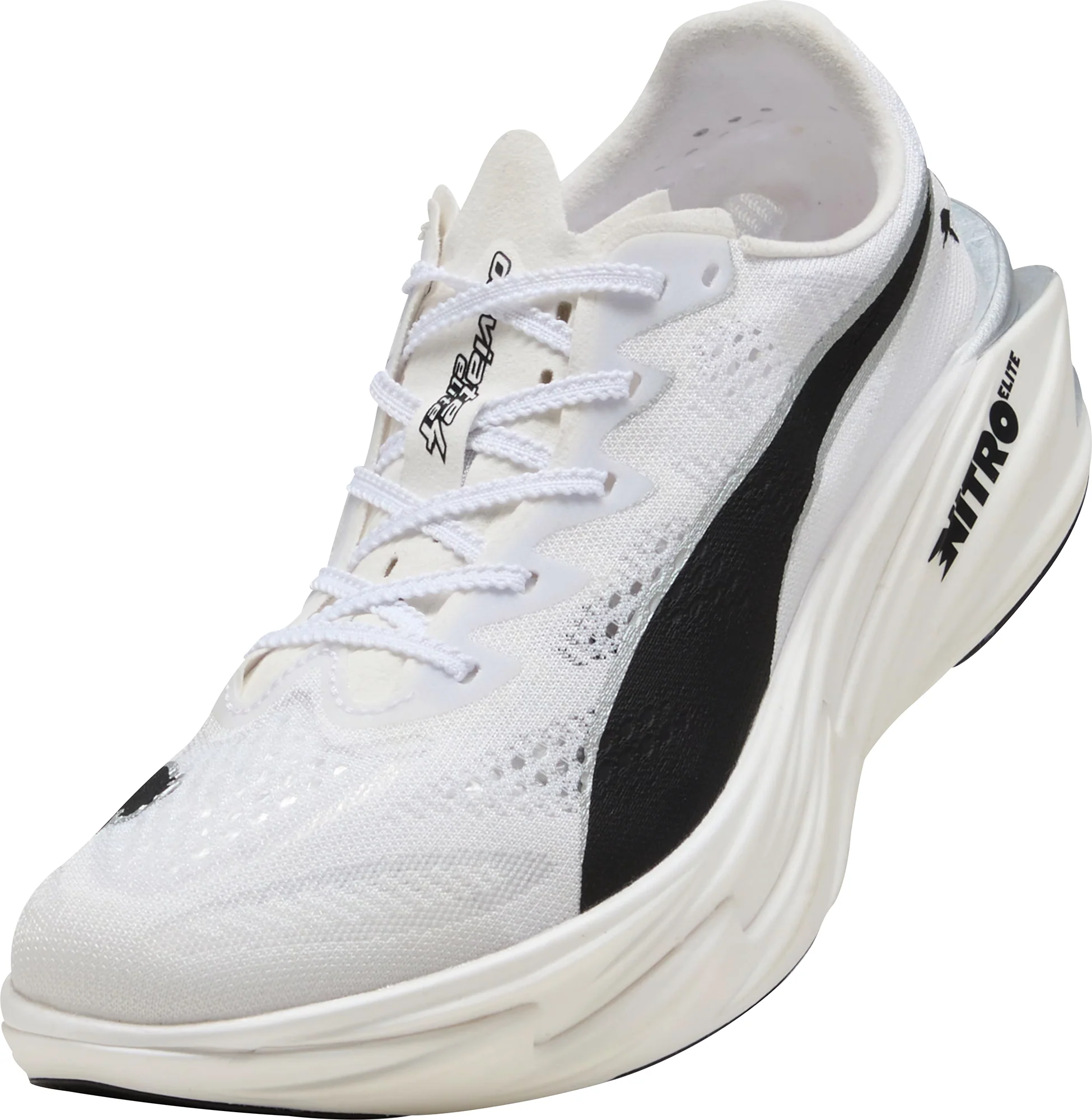 Puma Deviate Nitro Elite 4 Womens Running Shoes - White - Image 6
