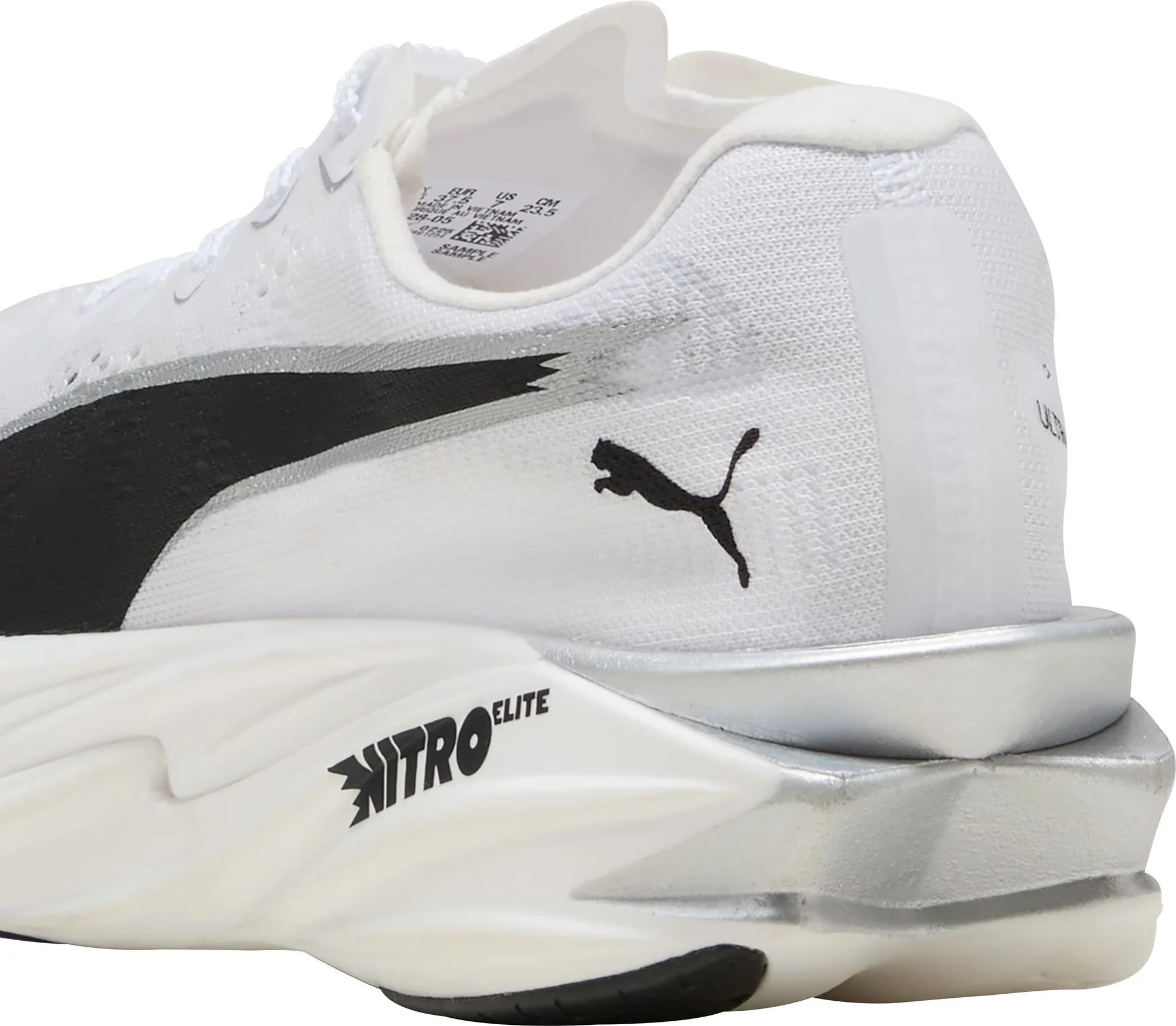 Puma Deviate Nitro Elite 4 Womens Running Shoes - White - Image 7