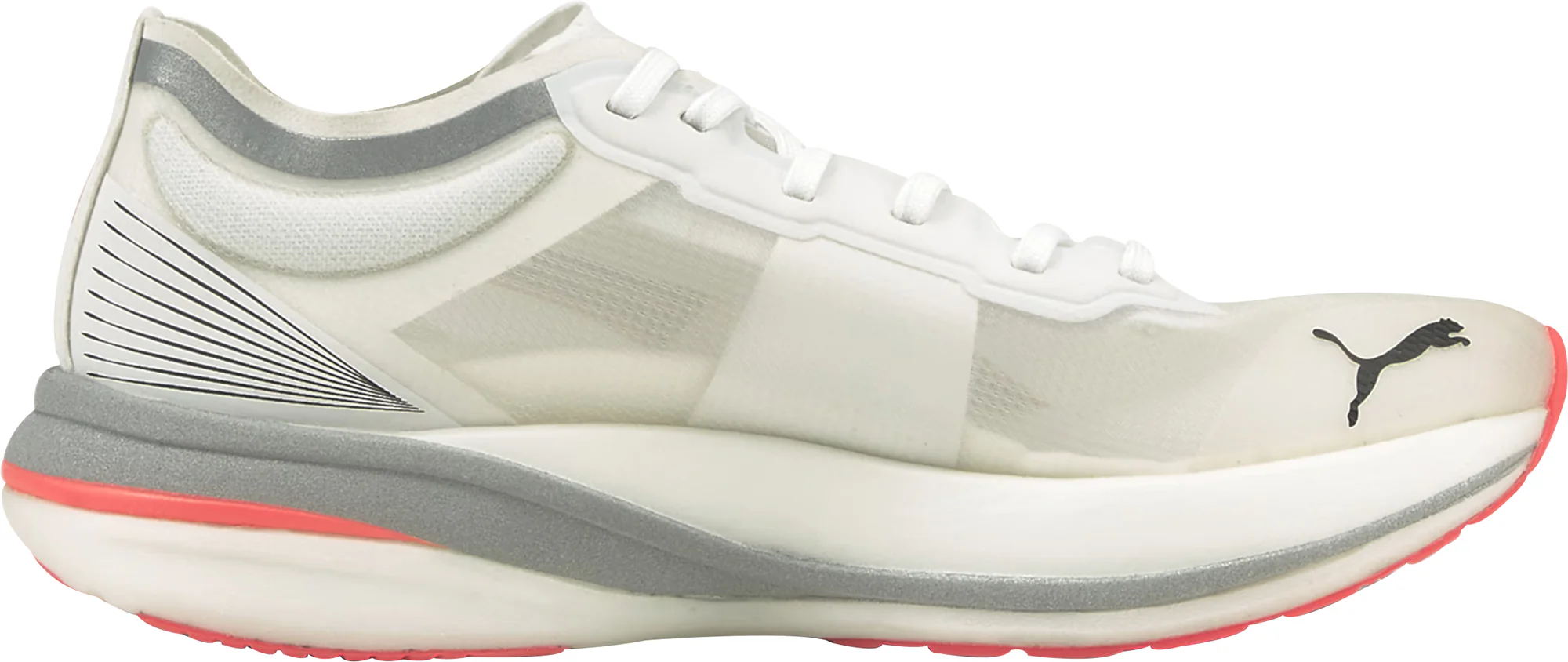 Puma Deviate Nitro Elite Racer Womens Running Shoes - White - Image 3