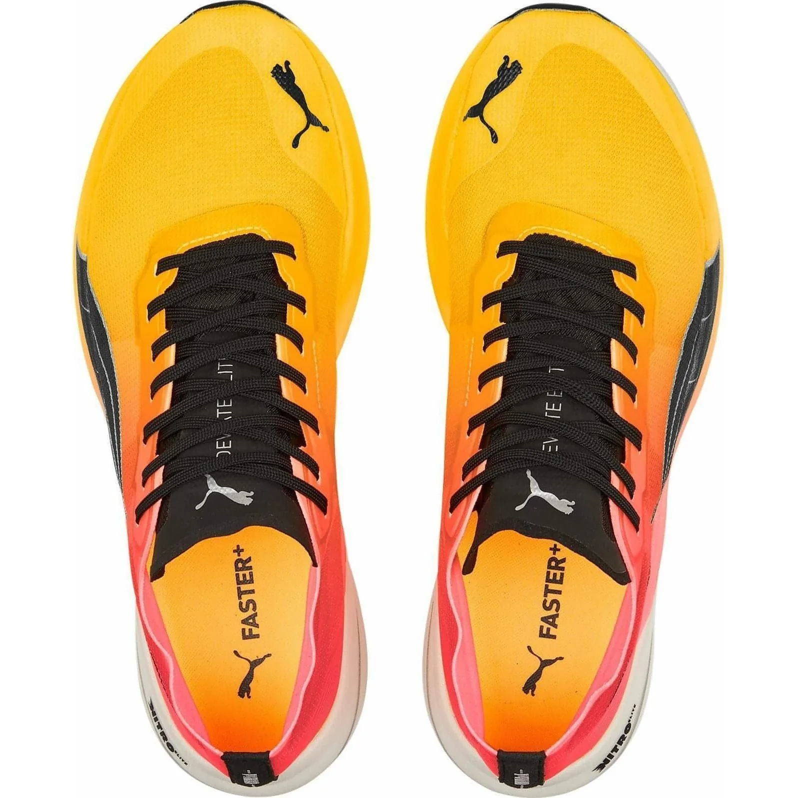 Puma Deviate Nitro Elite Womens Running Shoes - Yellow - Image 4