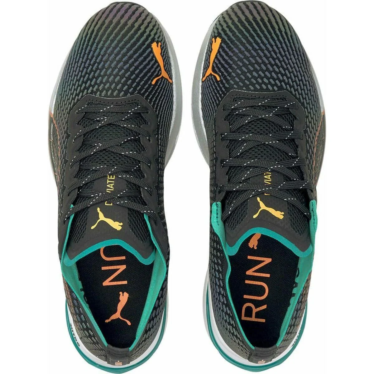 Puma Deviate Nitro WTR Mens Running Shoes - Black - Image 4