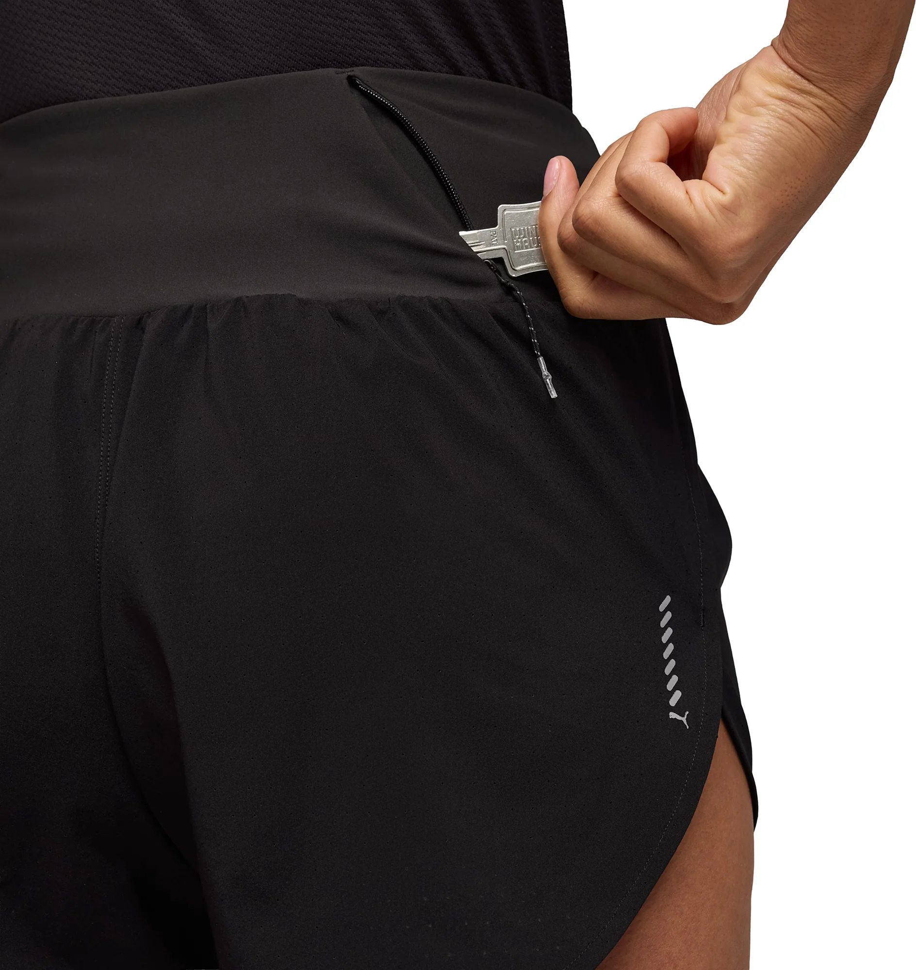 Puma DreamRun dryCELL 3 Inch Womens Running Shorts - Black - Image 4