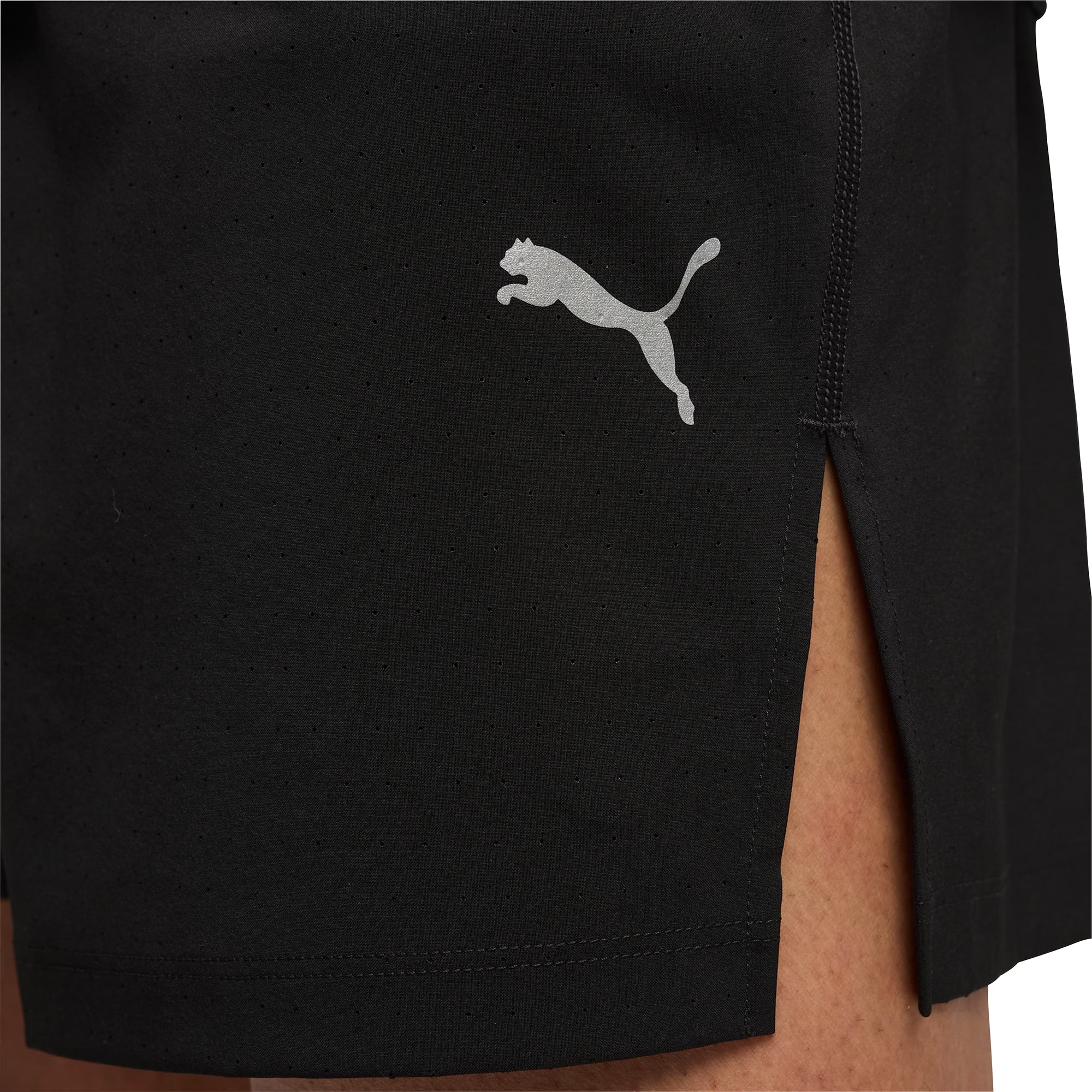 Puma DreamRun dryCELL 5 Inch Mens Running Shorts - Black - Image 3