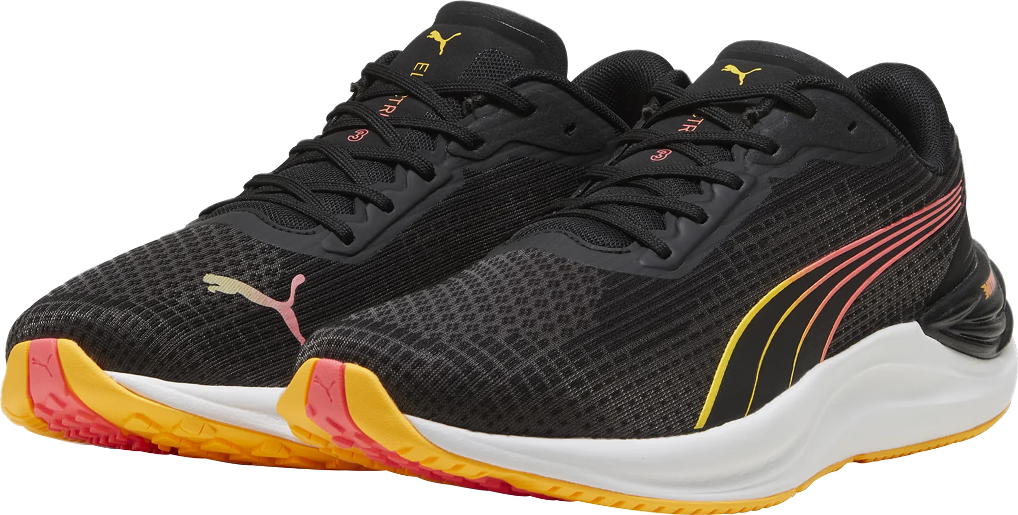 Puma Electrify Nitro 3 Mens Running Shoes - Black - Image 5