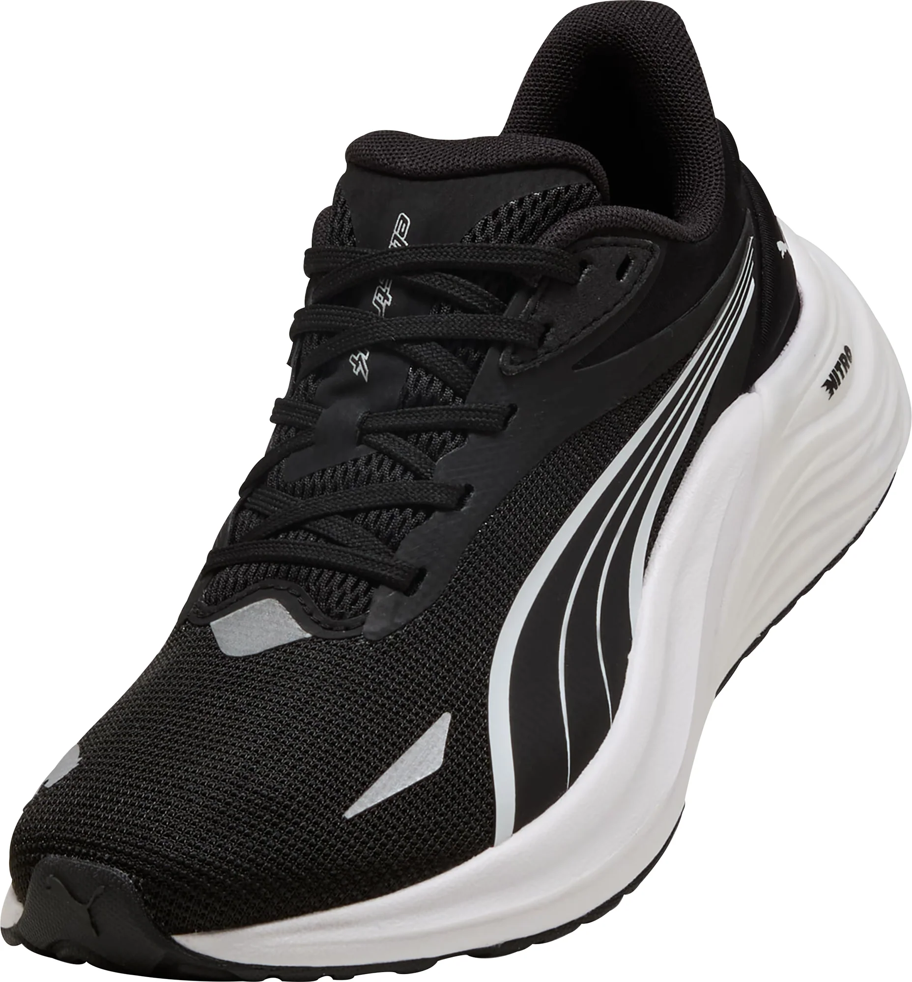 Puma Electrify Nitro 4 Junior Running Shoes - Black - Image 7