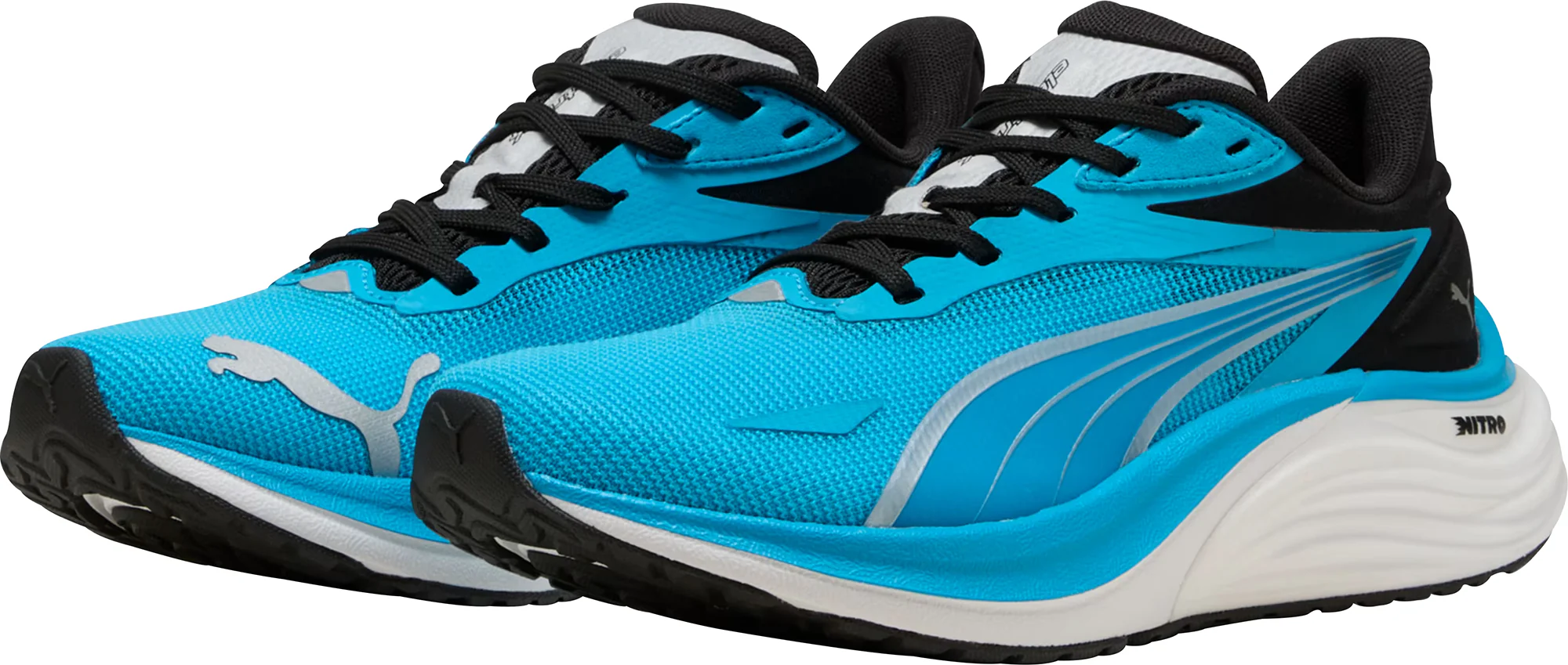 Puma Electrify Nitro 4 Junior Running Shoes - Blue - Image 5