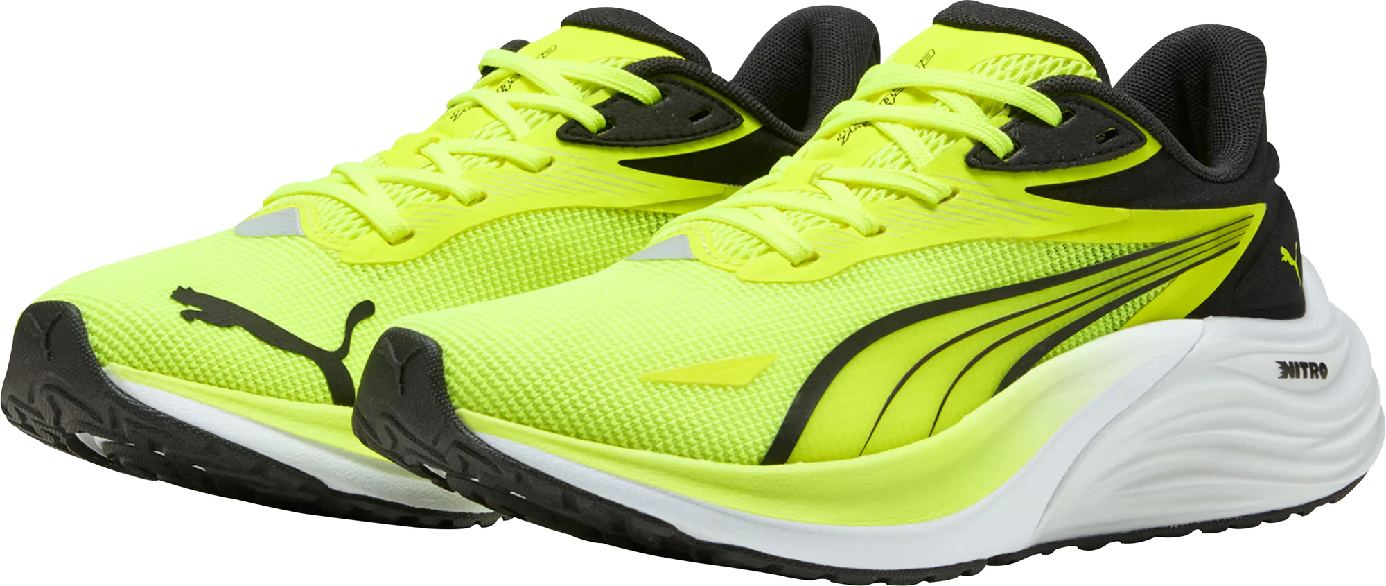 Puma Electrify Nitro 4 Junior Running Shoes - Yellow - Image 5