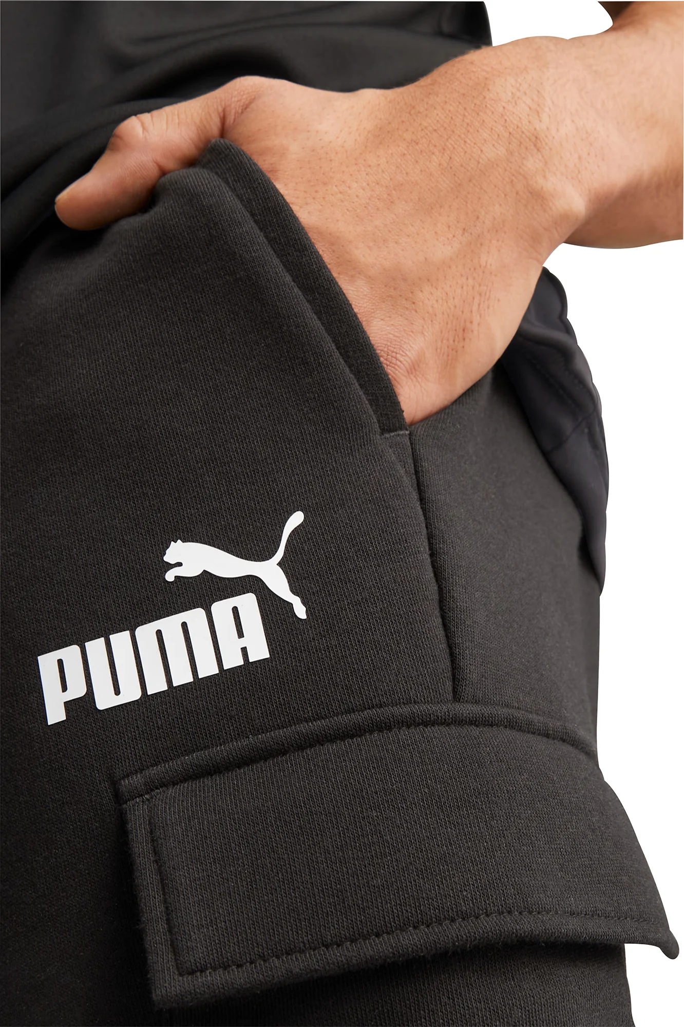 Puma Essentials Cargo Mens Shorts - Black - Image 3