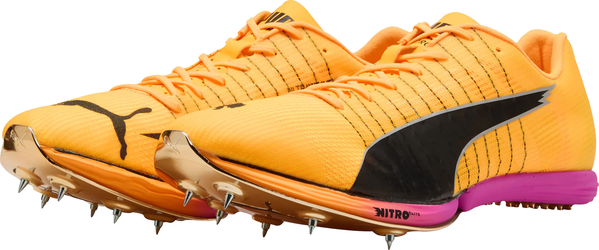 Puma evoSpeed Forte Nitro Elite Running Spikes - Orange - Image 5