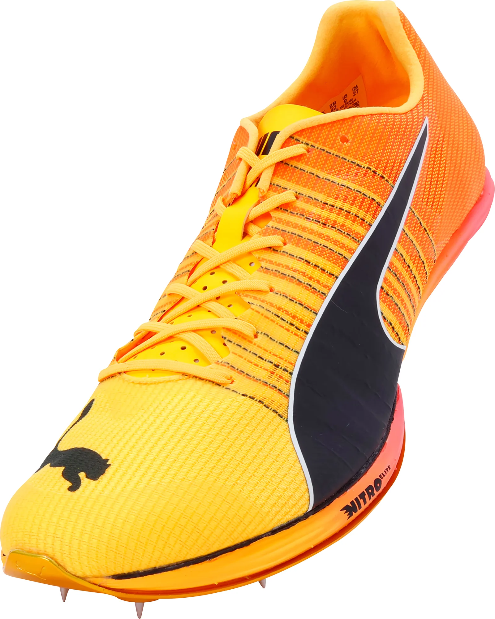Puma evoSpeed Forte Nitro Elite Running Spikes - Orange - Image 7