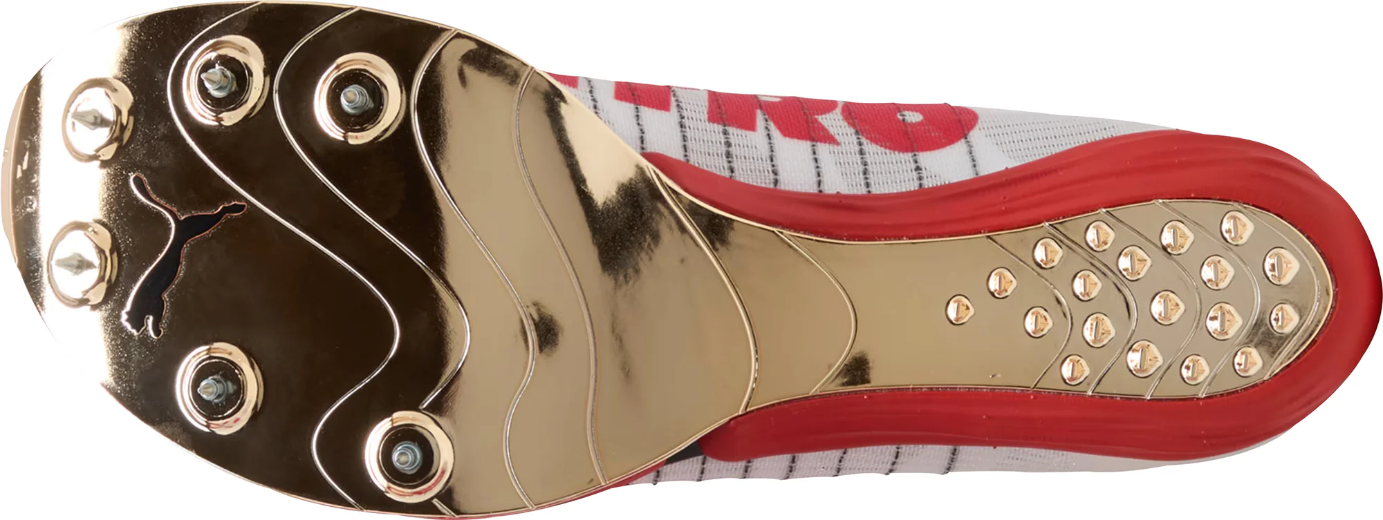Puma evoSpeed Forte Nitro Elite Running Spikes - White - Image 2