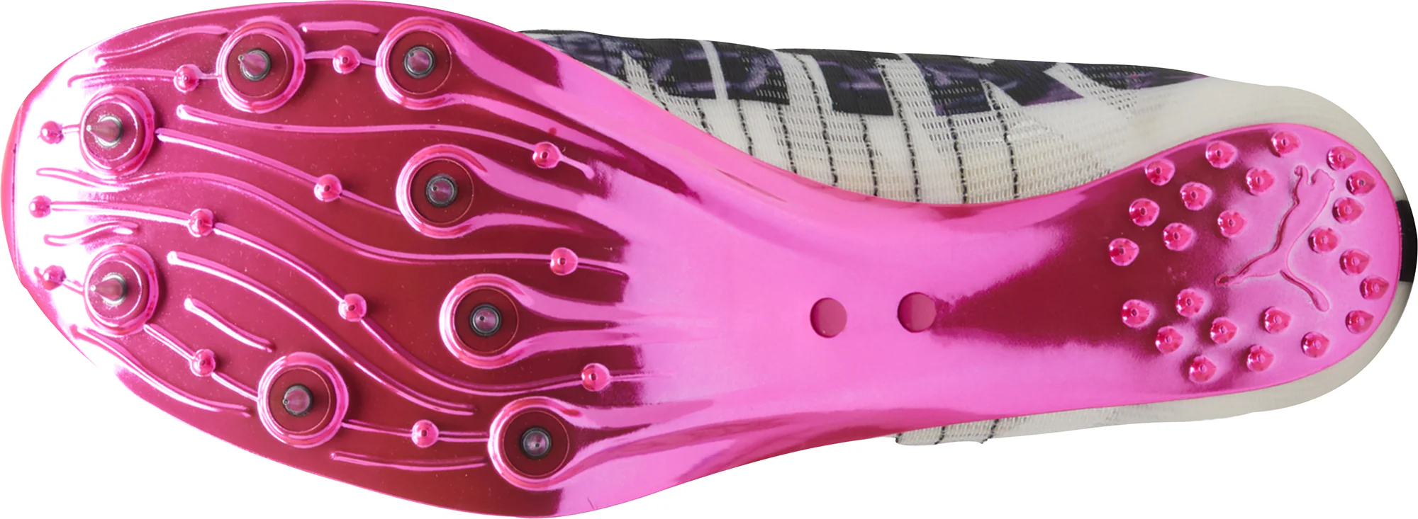 Puma evoSpeed Sprint Nitro Elite 2 Running Spikes - White - Image 2