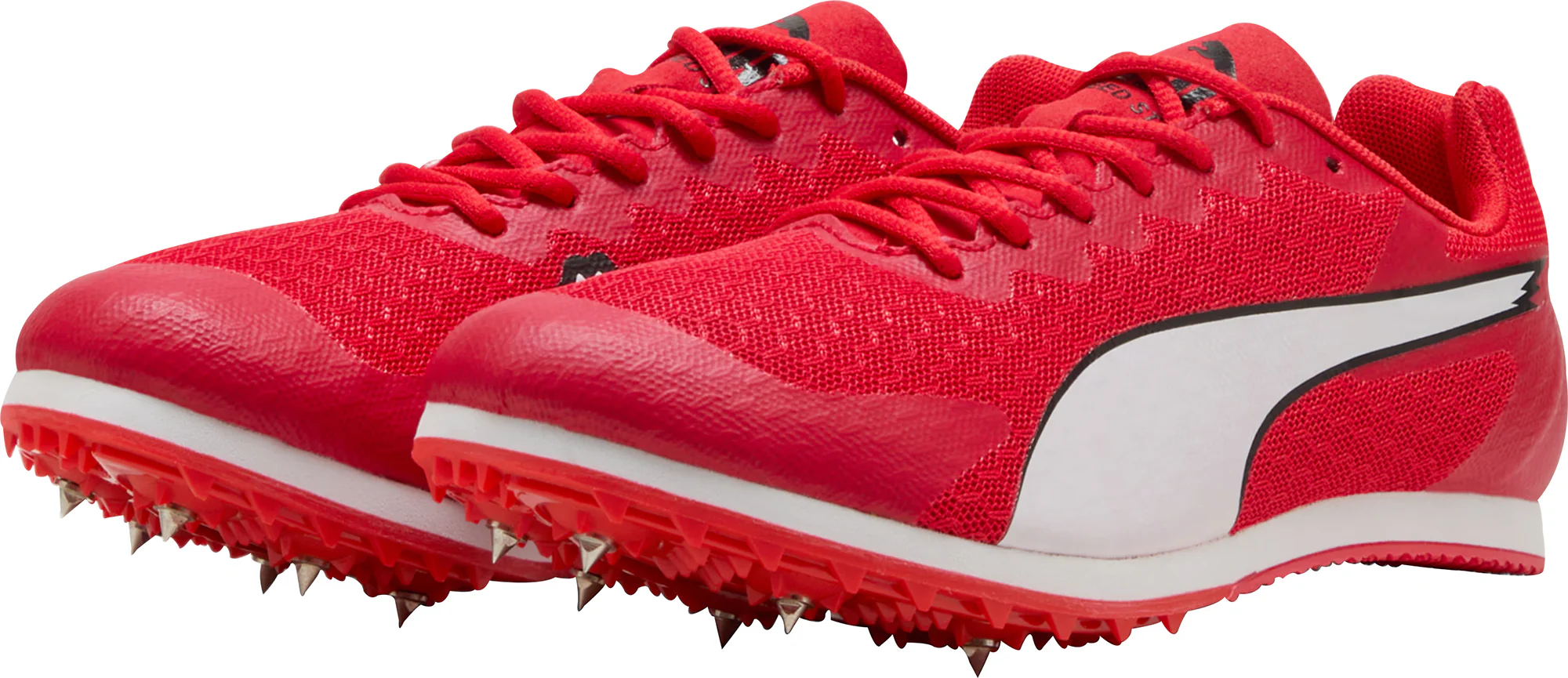 Puma evoSpeed Star 9 Junior Running Spikes - Red - Image 4