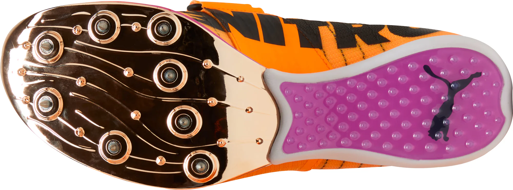Puma evoSpeed Tokyo Nitro Long Jump Field Event Spikes - Orange - Image 2