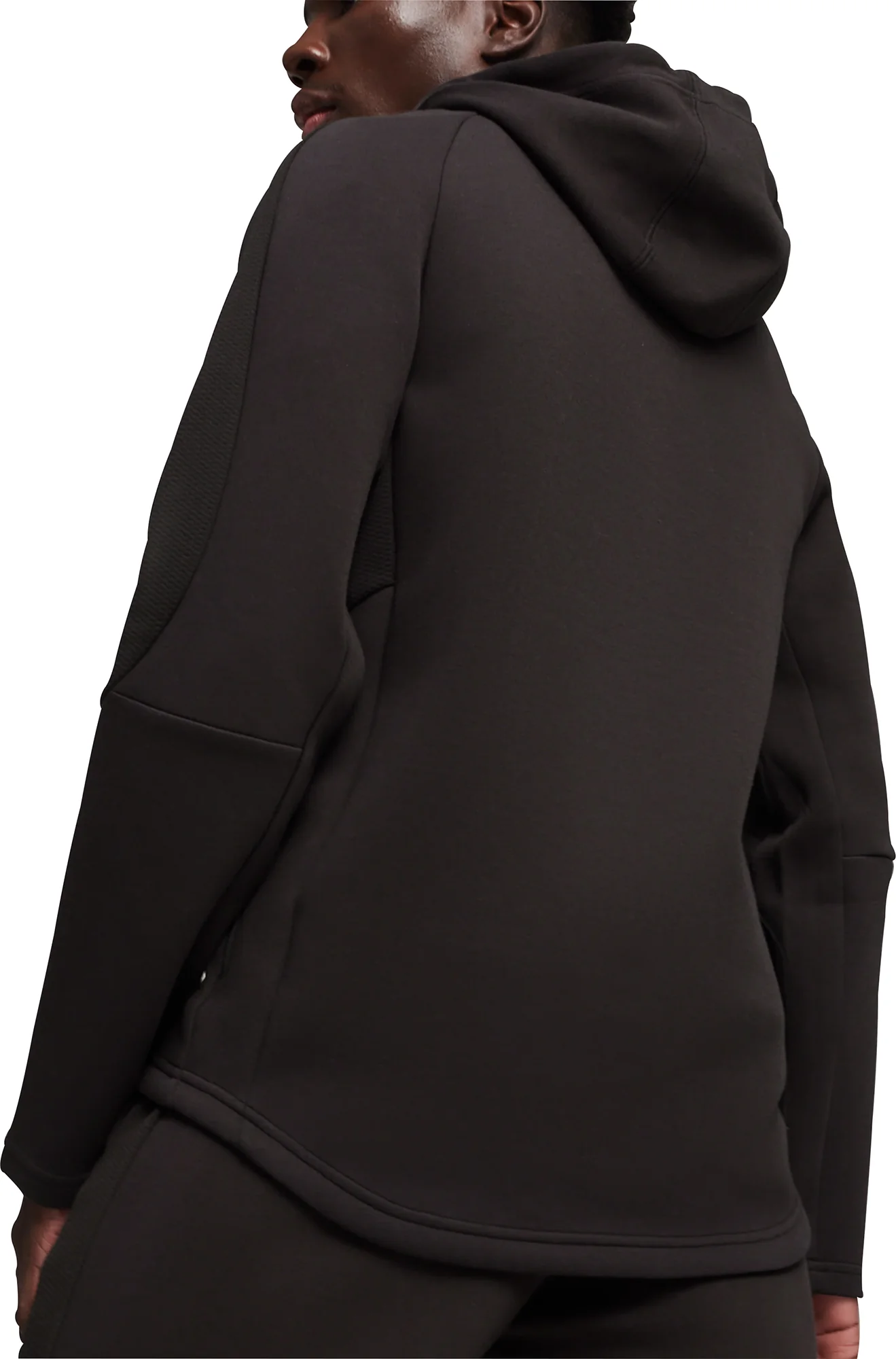 Puma EvoStripe Full Zip Mens Training Hoody - Black - Image 2