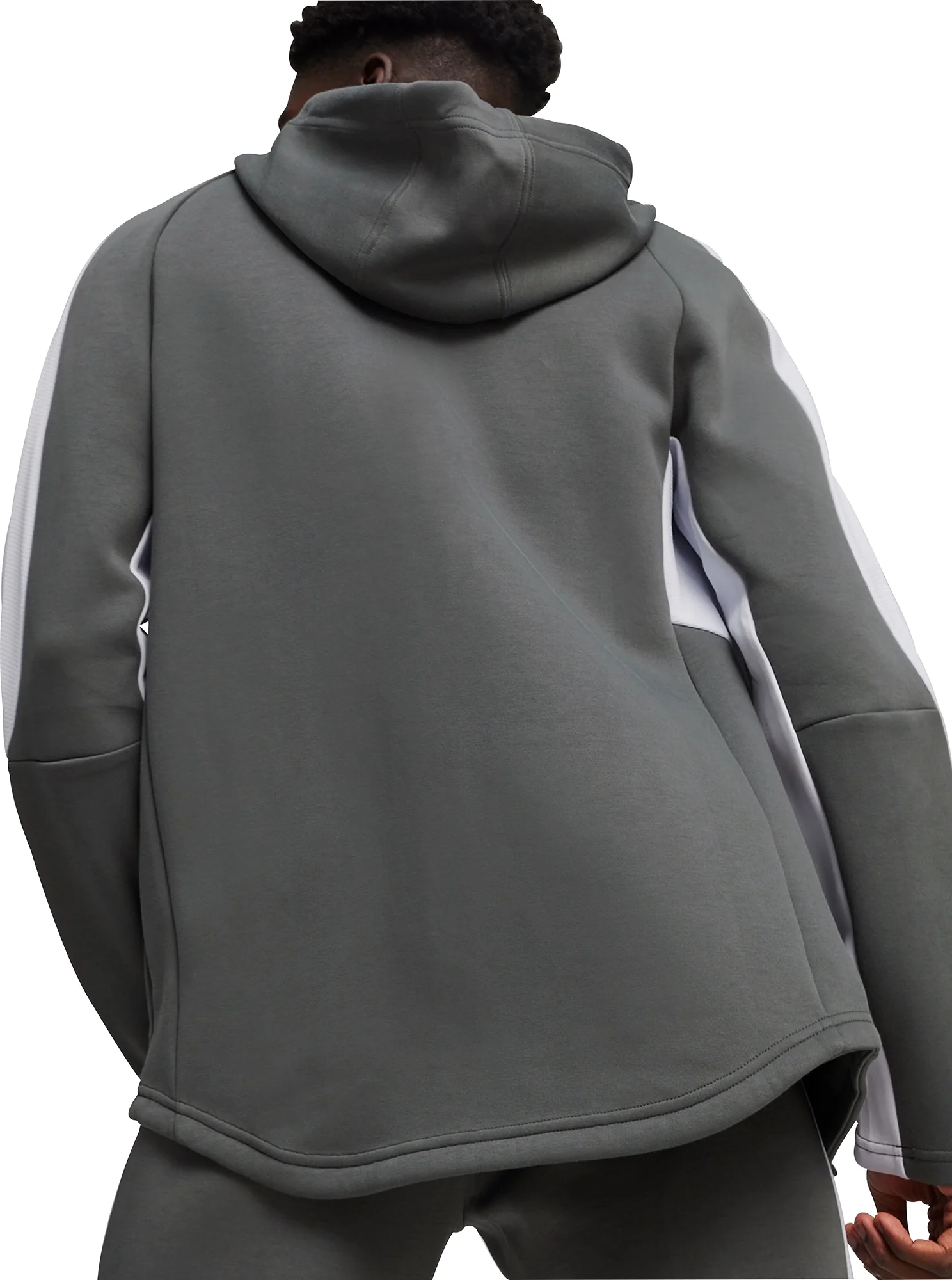 Puma EvoStripe Full Zip Mens Training Hoody - Grey - Image 2