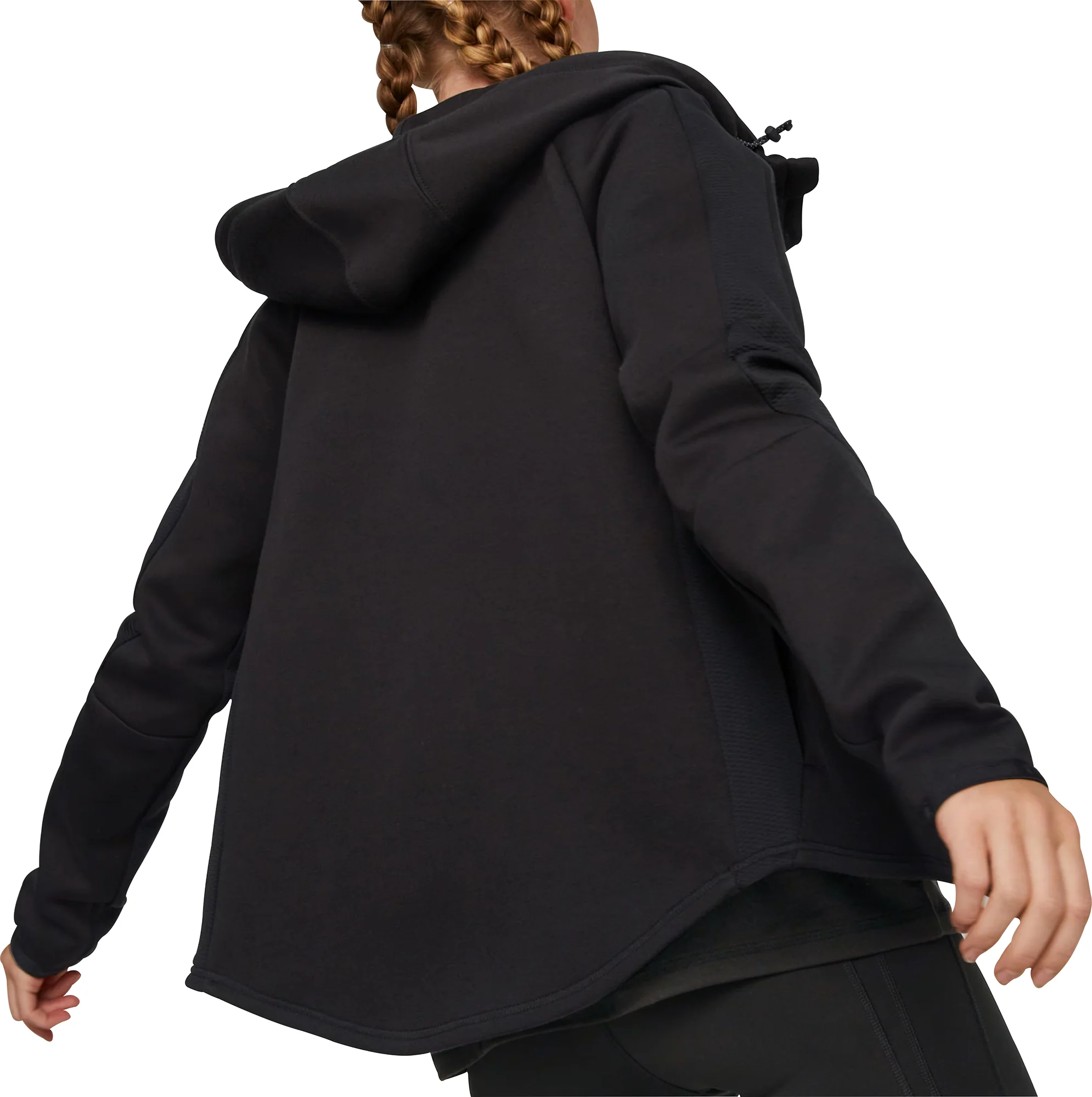Puma EvoStripe Full Zip Womens Training Hoody - Black - Image 2