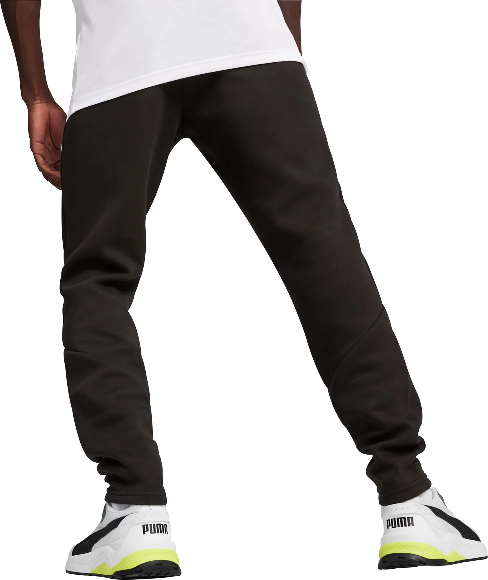 Puma EvoStripe Mens Training Joggers - Black - Image 2