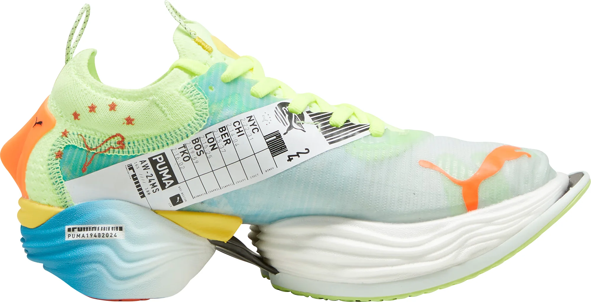 Puma Fast-R Nitro Elite 2 Womens Running Shoes - Green - Image 3