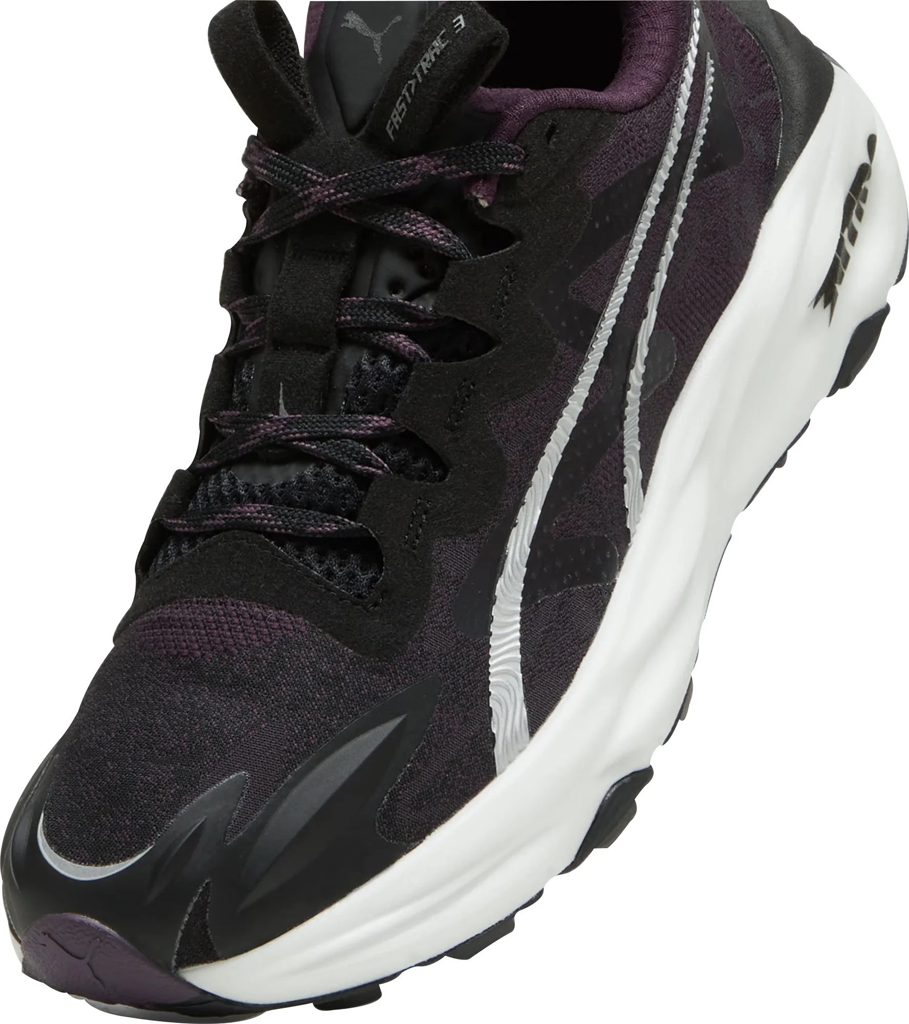 Puma Fast-Trac Nitro 3 Womens Trail Running Shoes - Black - Image 6