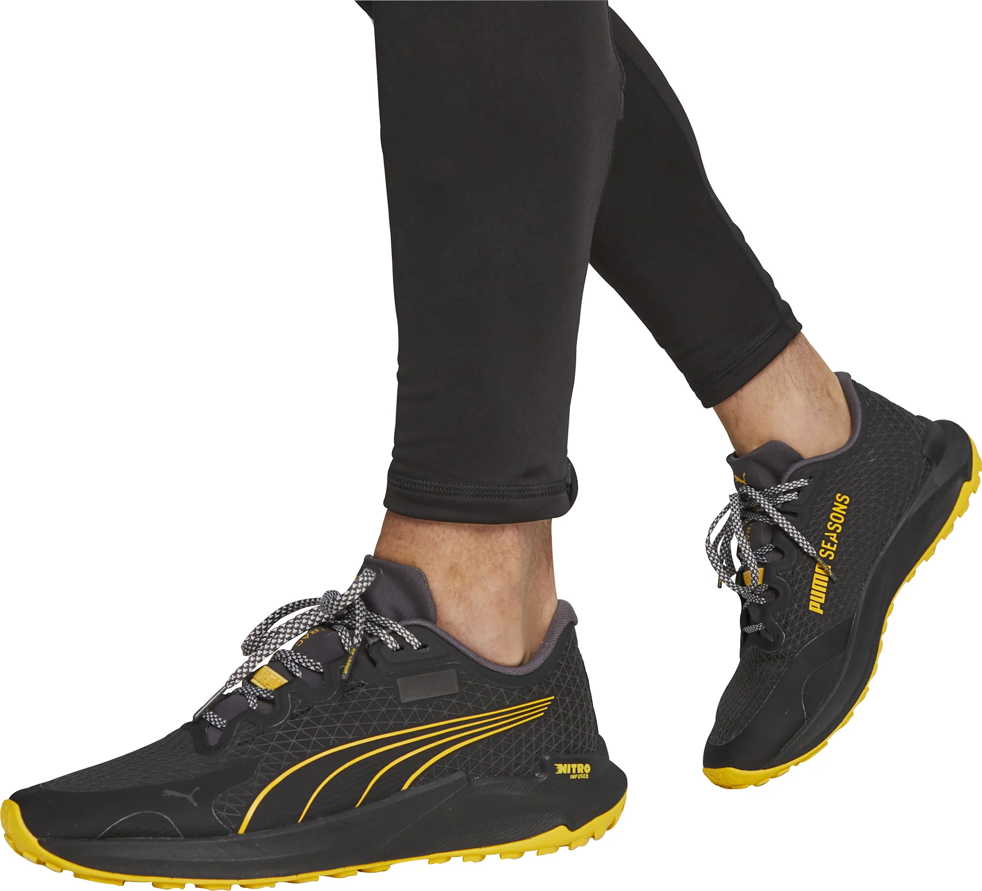 Puma Fast-Trac Nitro GORE-TEX Mens Trail Running Shoes - Black - Image 8