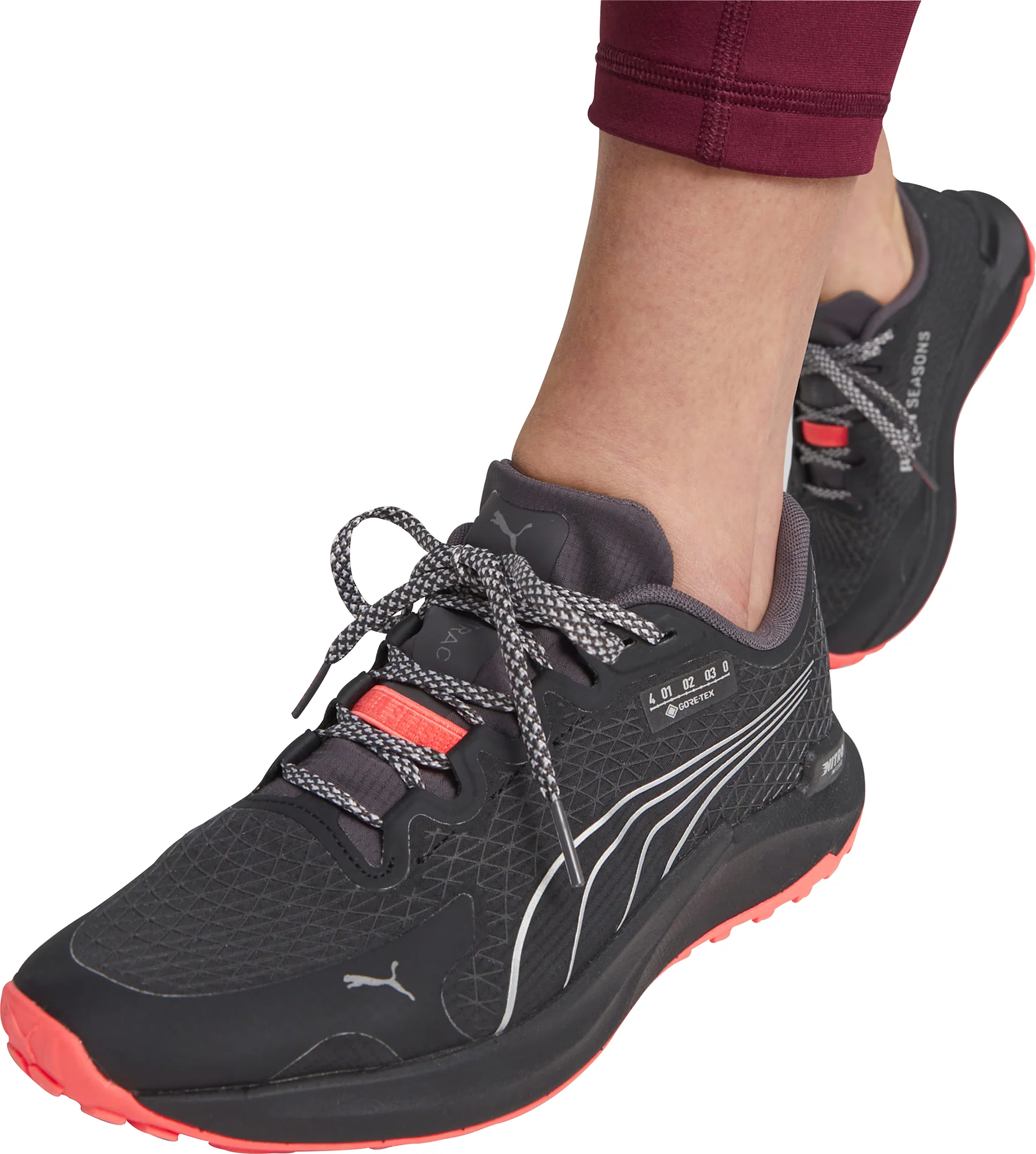 Puma Fast-Trac Nitro GORE-TEX Womens Trail Running Shoes - Black - Image 8