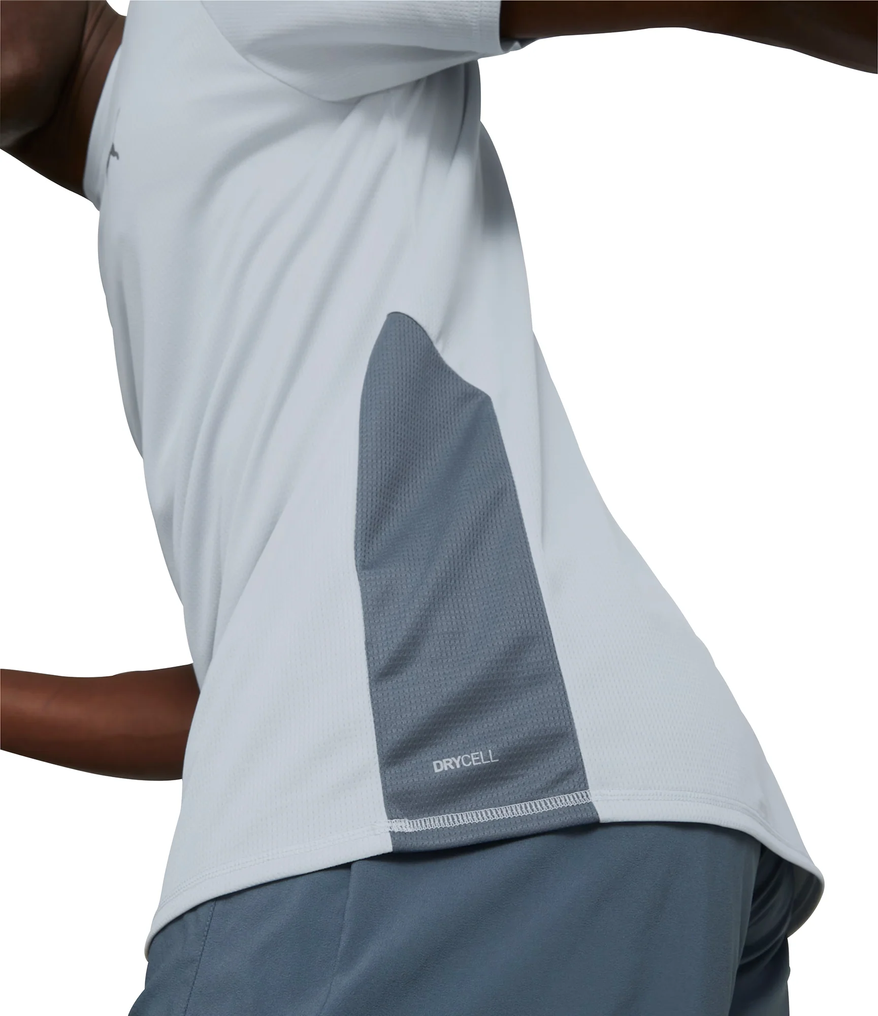Puma Favourite Short Sleeve Mens Running Top - Grey - Image 3