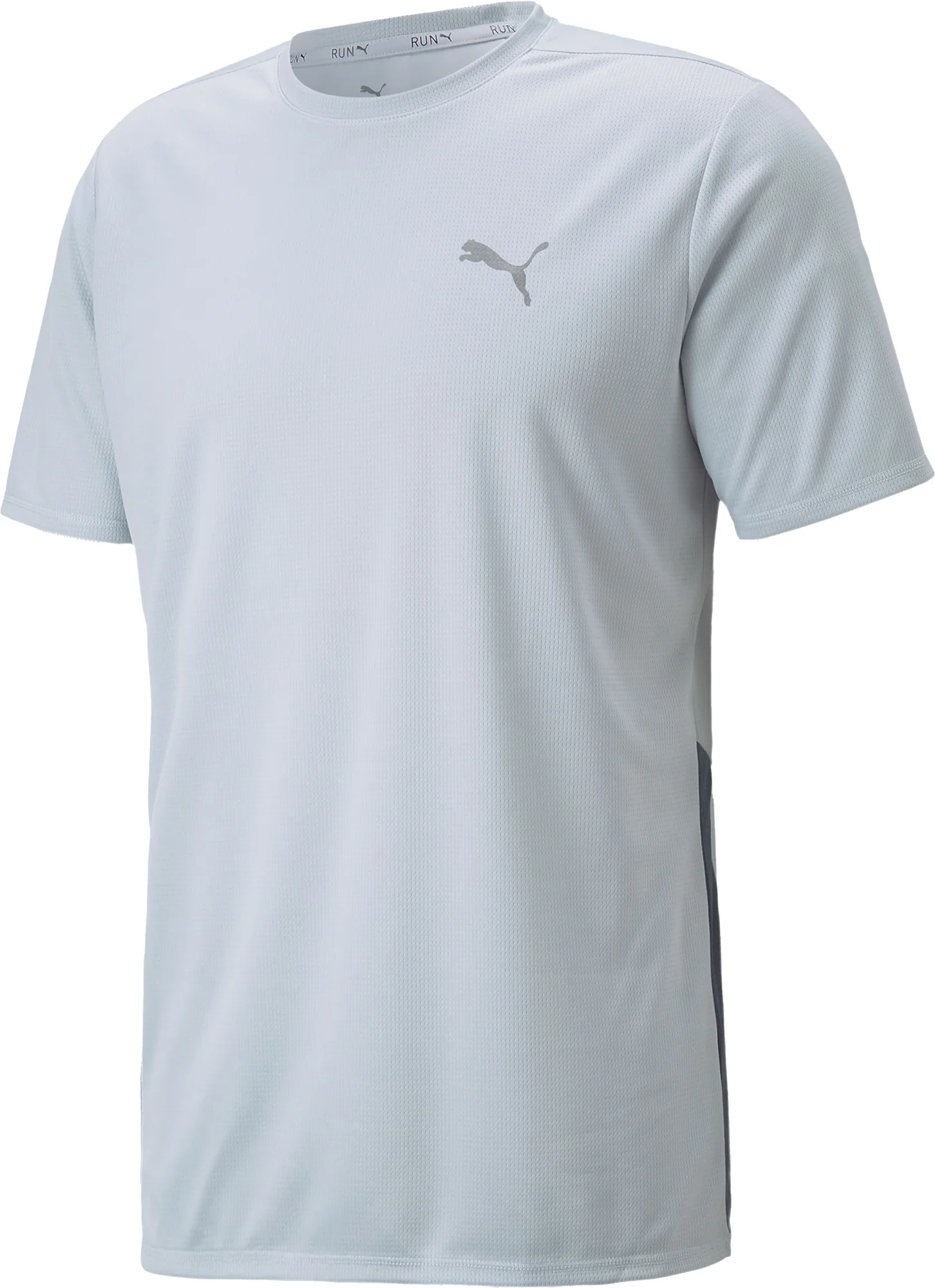 Puma Favourite Short Sleeve Mens Running Top - Grey - Image 5