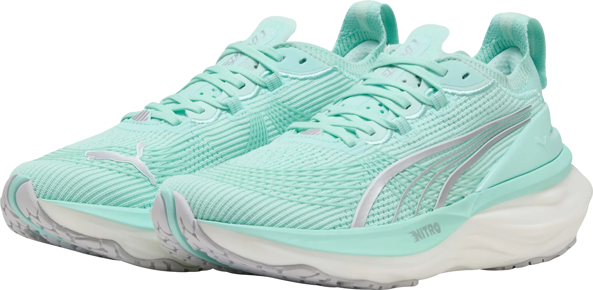 Puma ForeverRun Nitro 2 Womens Running Shoes - Green - Image 5