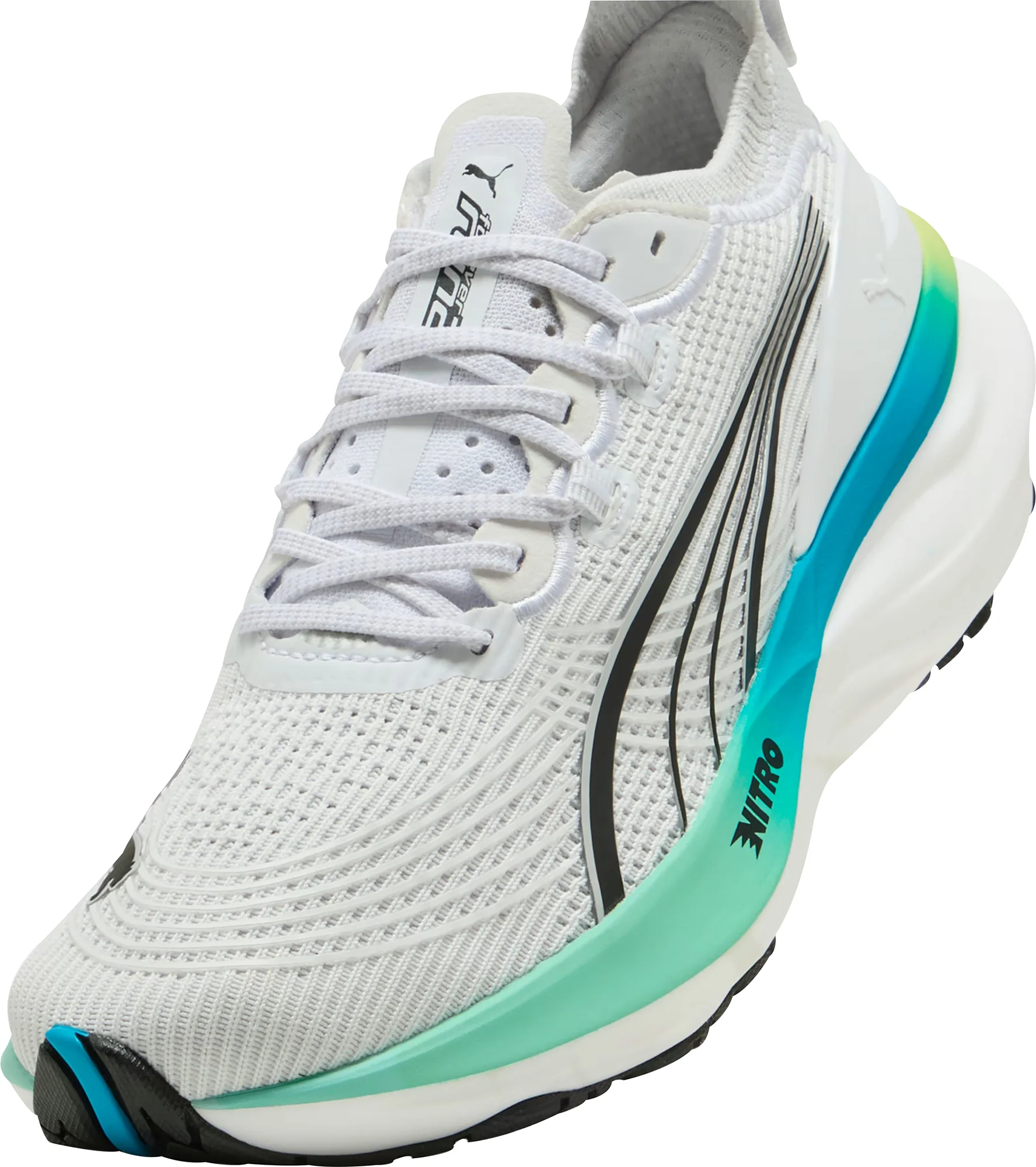 Puma ForeverRun Nitro 2 Womens Running Shoes - White - Image 7