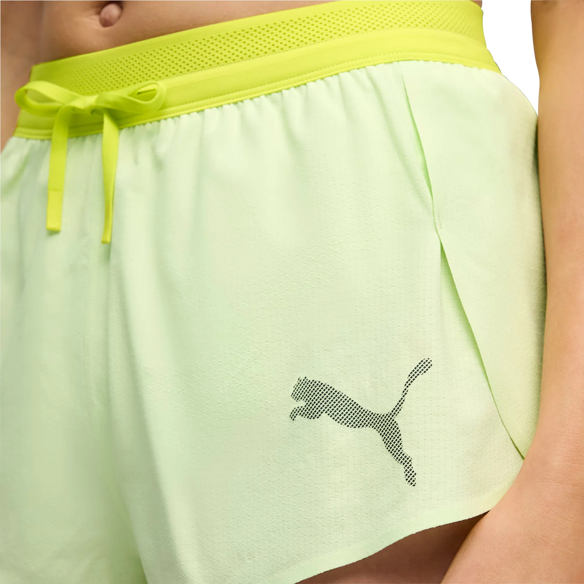 Puma LightSpeed UltraWeave 2 Inch Womens Running Shorts - Green - Image 3