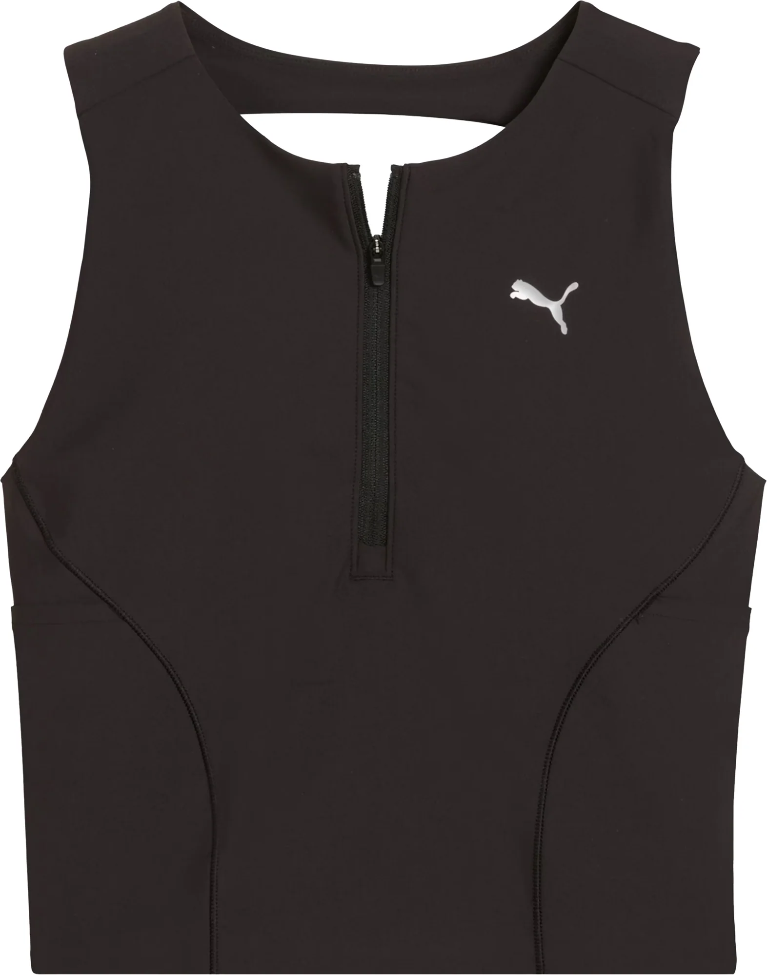Puma LightStride Womens Running Crop Top - Black - Image 5