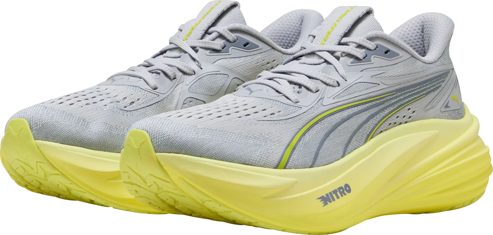 Puma MagMax Nitro 2 Mens Running Shoes - Grey - Image 5