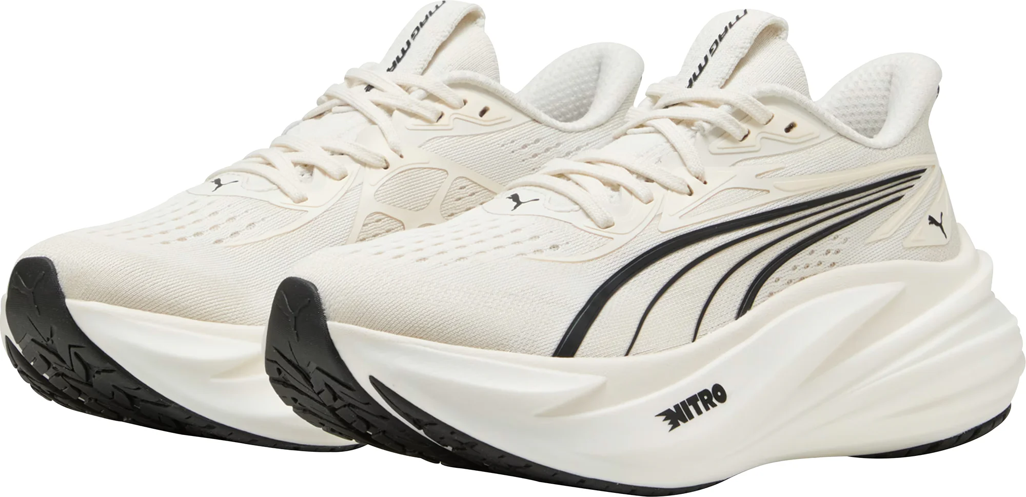 Puma MagMax Nitro 2 Womens Running Shoes - Cream - Image 5