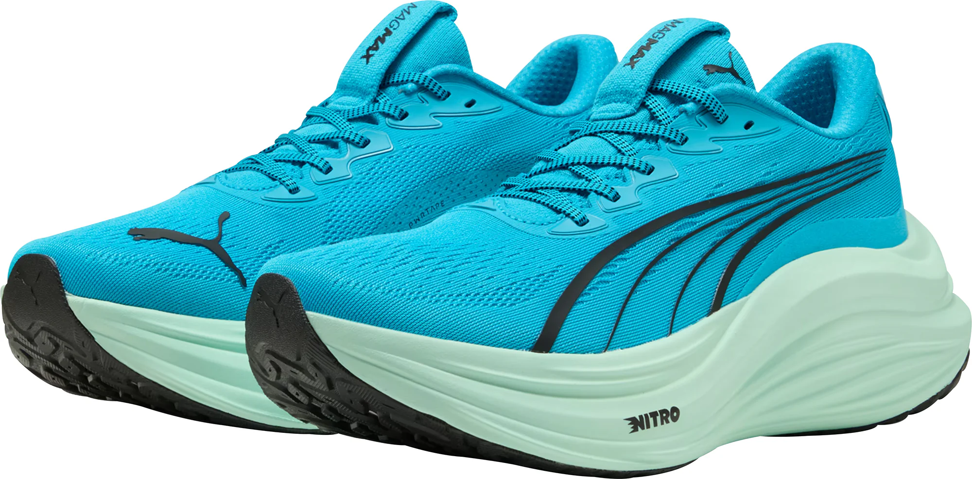 Puma MagMax Nitro Mens Running Shoes - Blue - Image 5