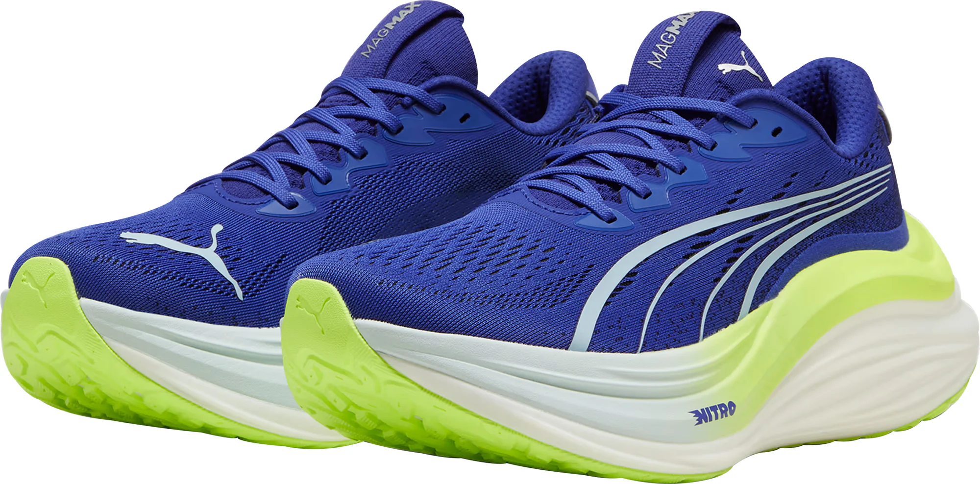 Puma MagMax Nitro Mens Running Shoes - Blue - Image 5