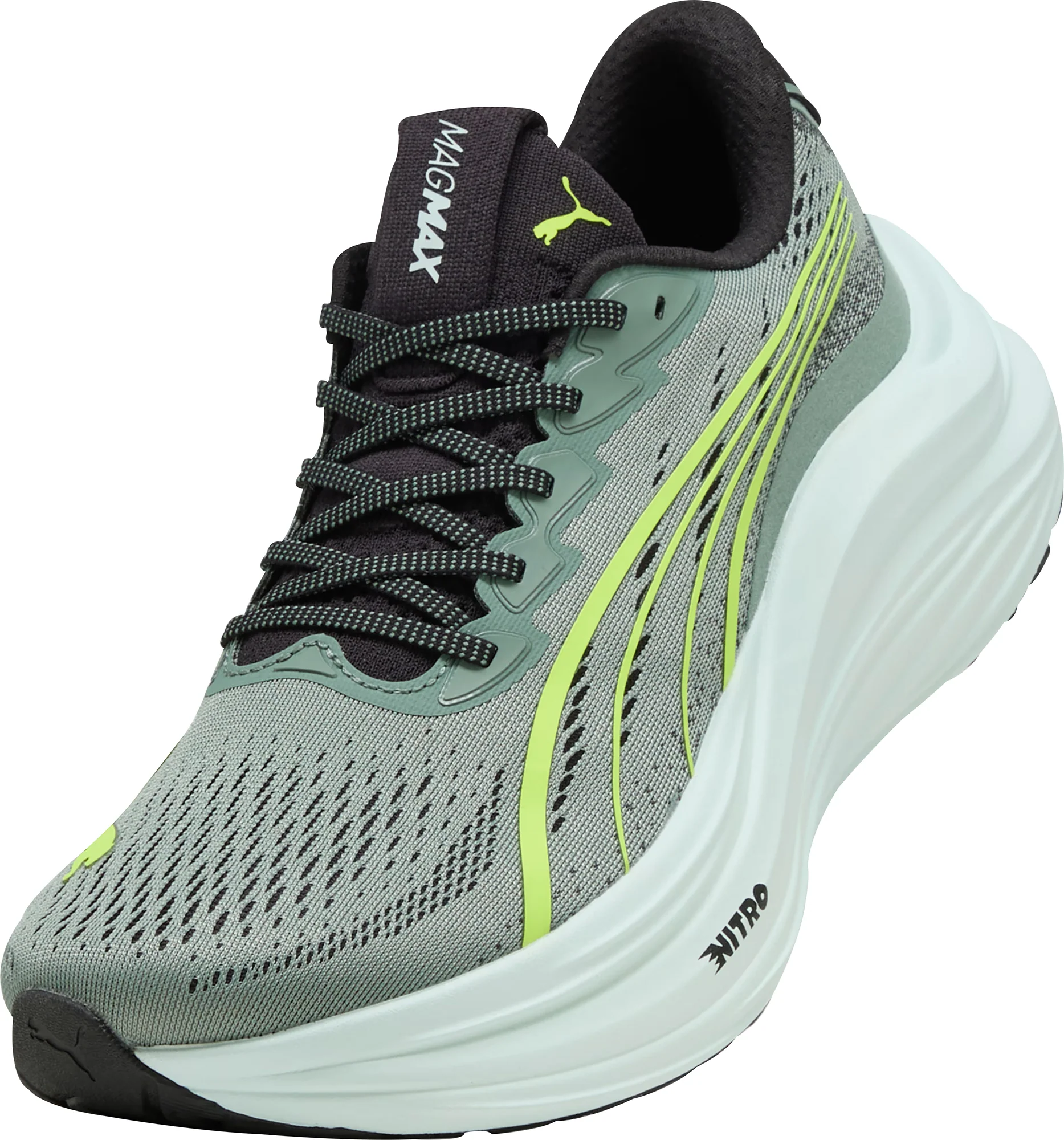 Puma MagMax Nitro Mens Running Shoes - Green - Image 7