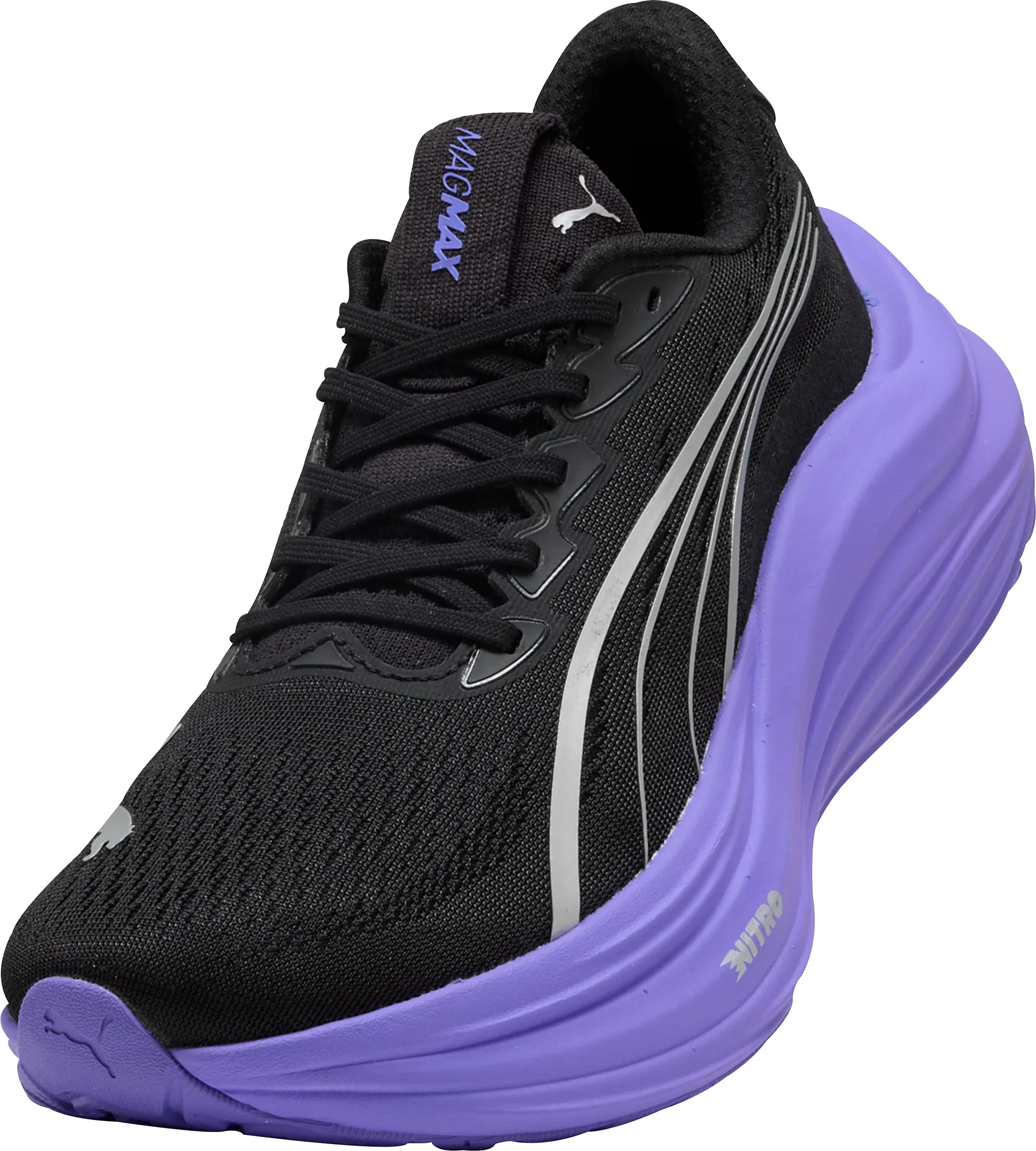 Puma MagMax Nitro Womens Running Shoes - Black - Image 7