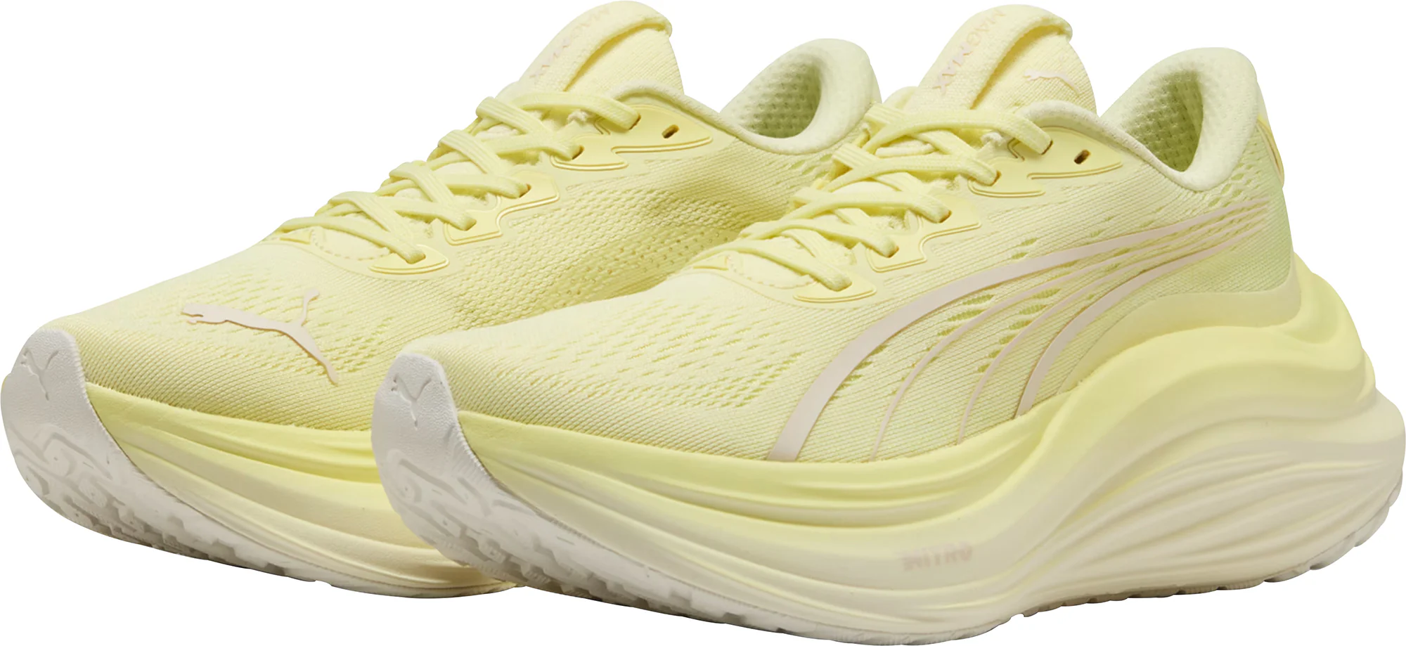 Puma MagMax Nitro Womens Running Shoes - Yellow - Image 5
