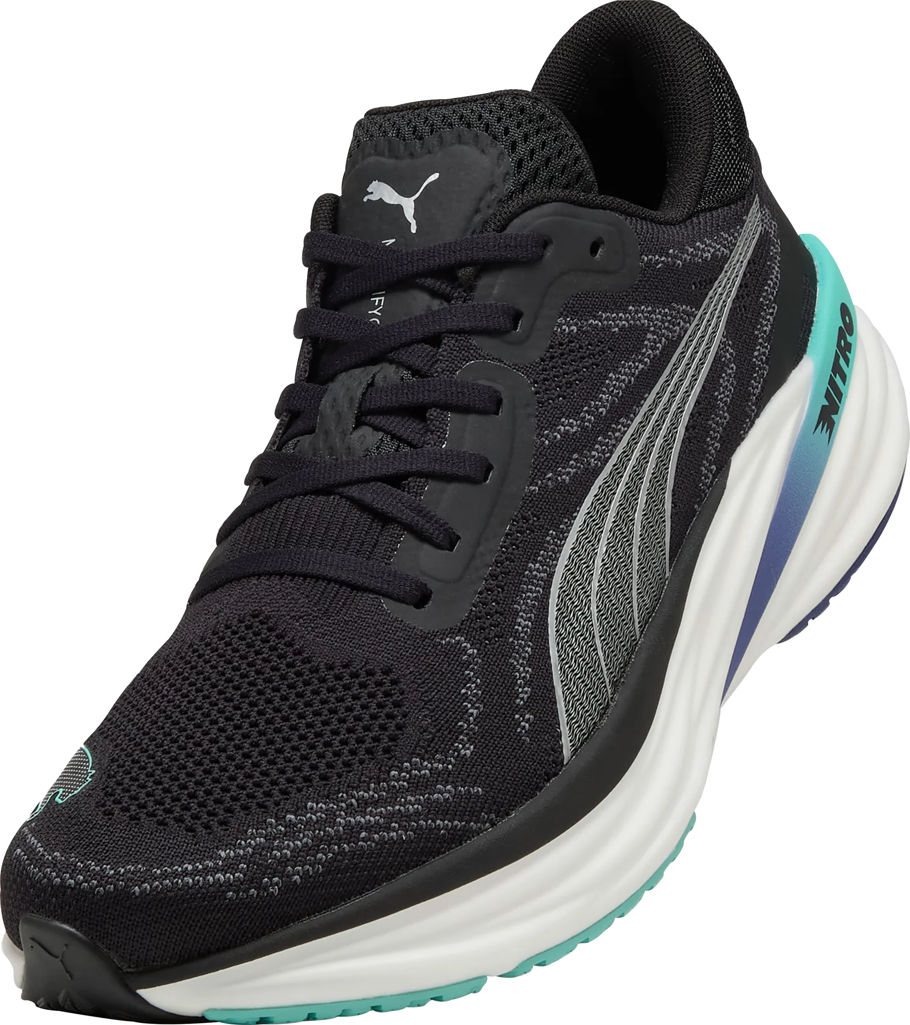 Puma Magnify Nitro 2 Mens Running Shoes - Black - Image 7