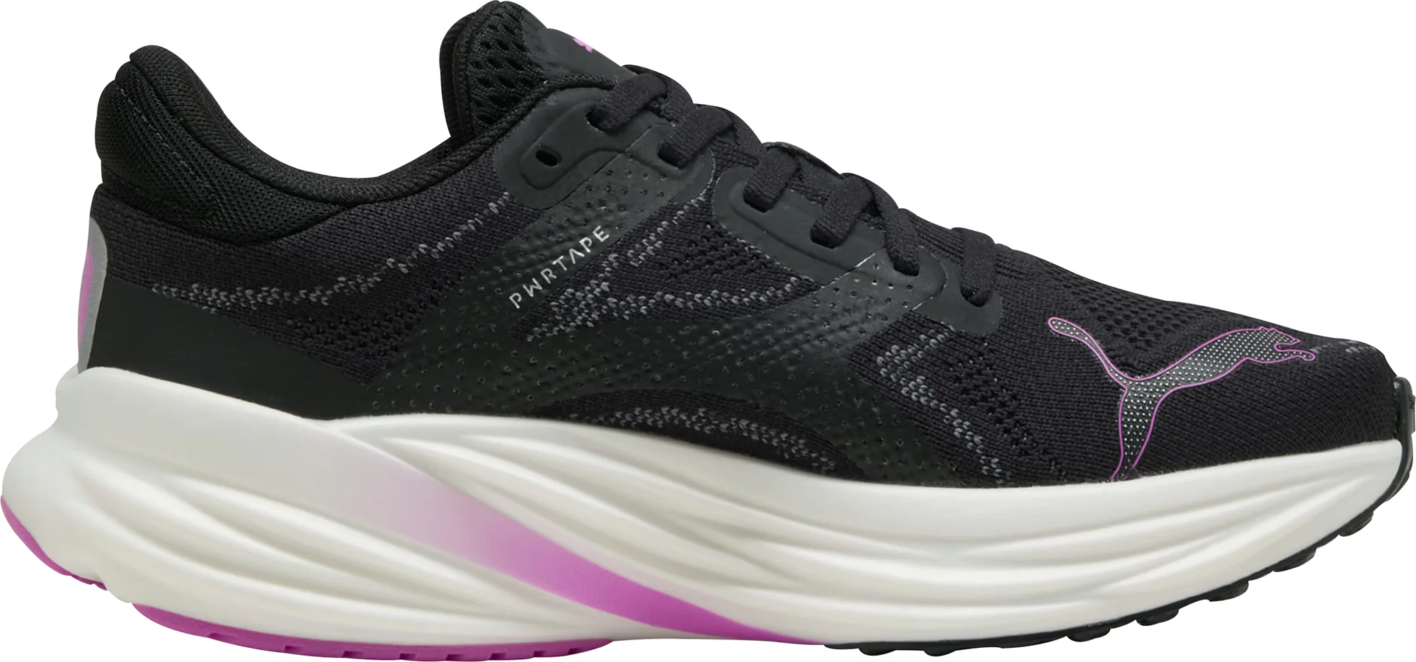 Puma Magnify Nitro 2 Womens Running Shoes - Black - Image 3