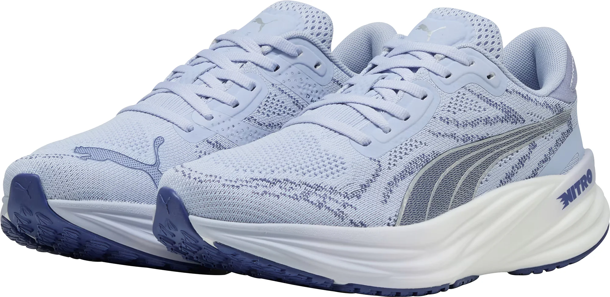 Puma Magnify Nitro 2 Womens Running Shoes - Blue - Image 5