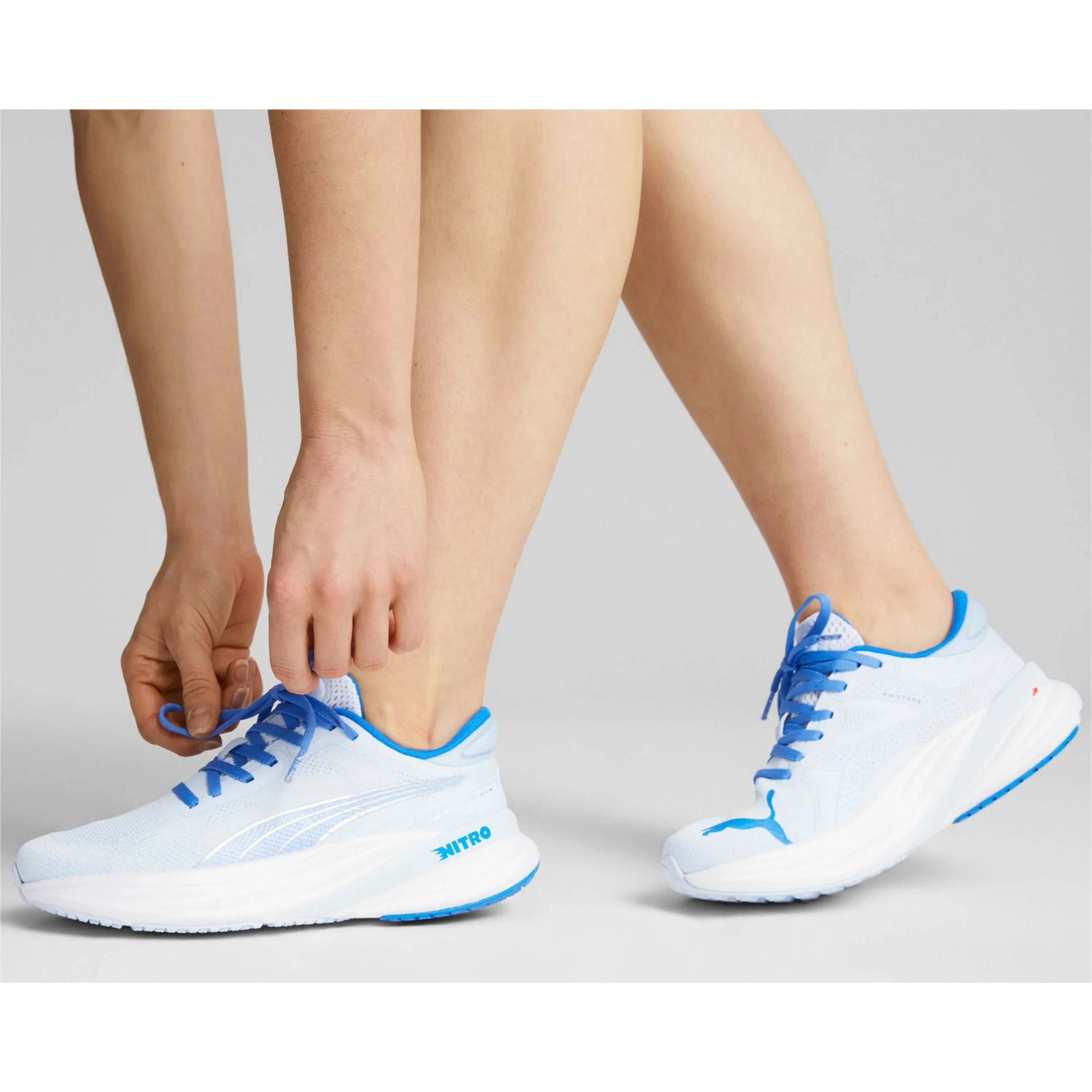 Puma Magnify Nitro 2 Womens Running Shoes - Blue - Image 8