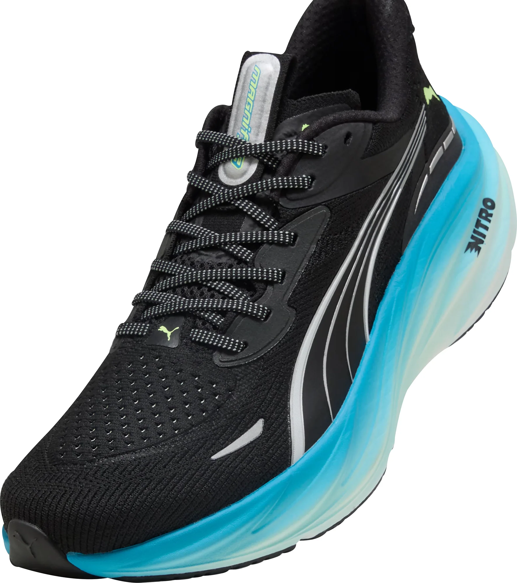 Puma Magnify Nitro 3 Mens Running Shoes - Black - Image 7