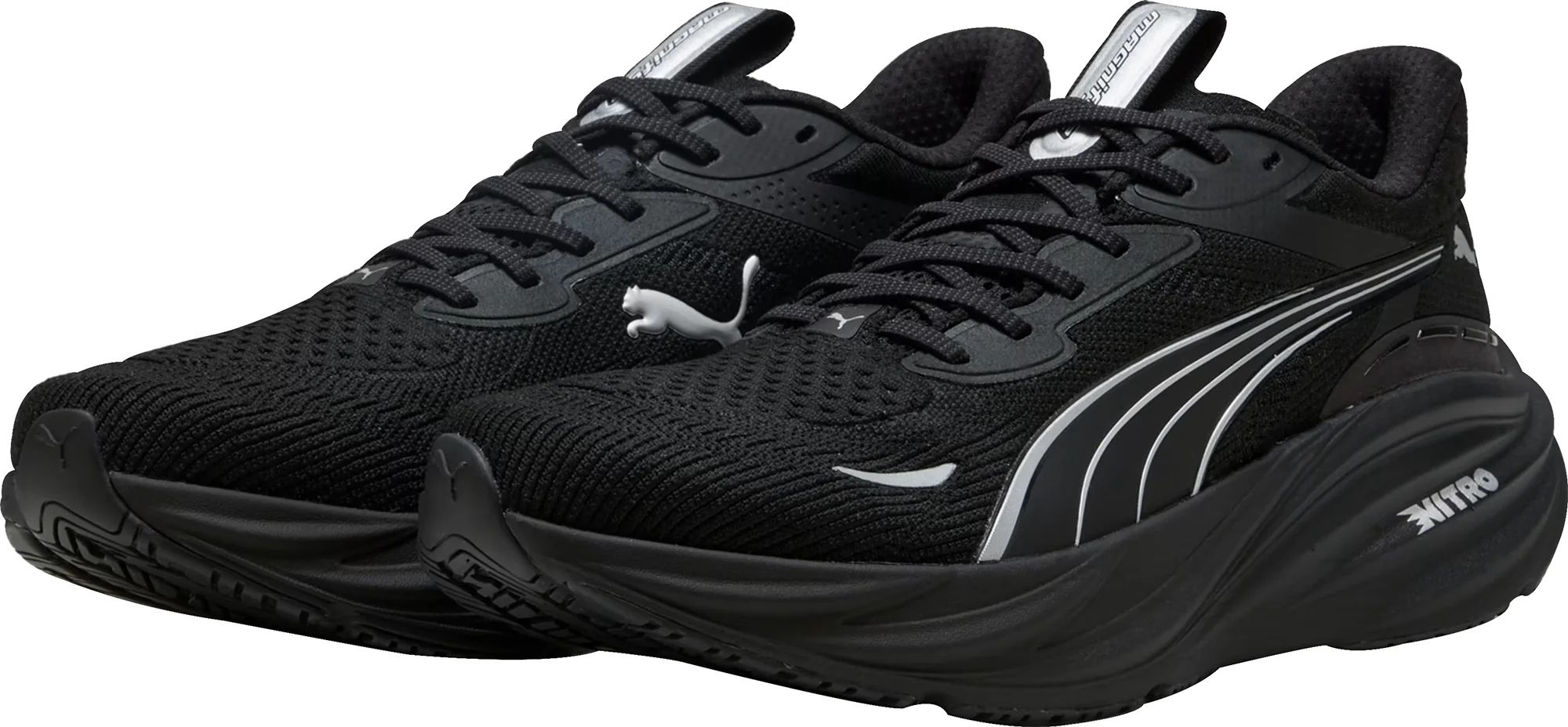 Puma Magnify Nitro 3 Mens Running Shoes - Black - Image 5
