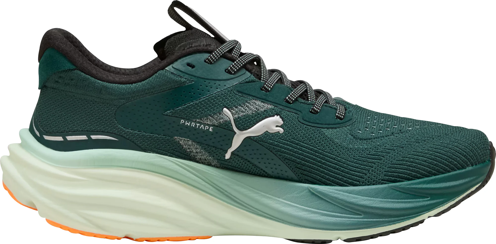Puma Magnify Nitro 3 Mens Running Shoes - Green - Image 3