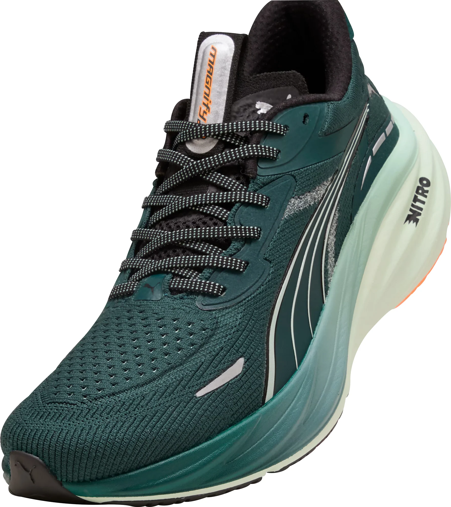 Puma Magnify Nitro 3 Mens Running Shoes - Green - Image 7
