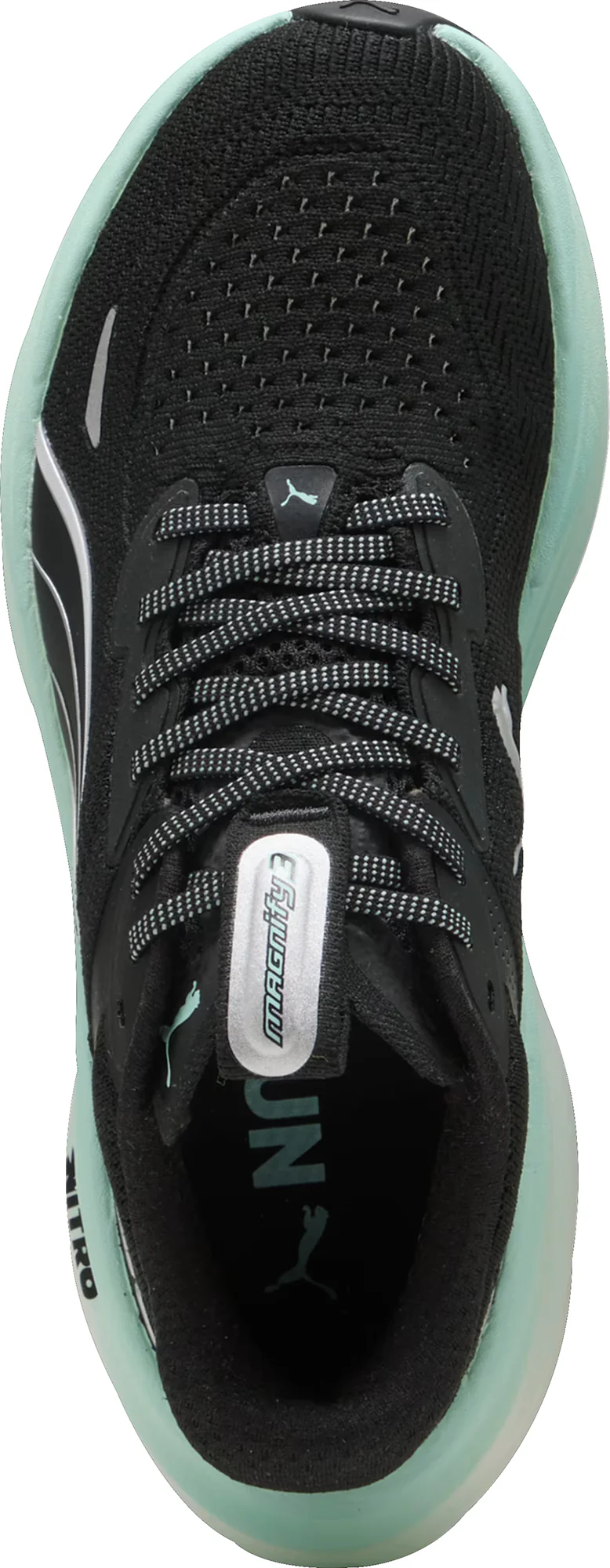 Puma Magnify Nitro 3 Womens Running Shoes - Black - Image 4